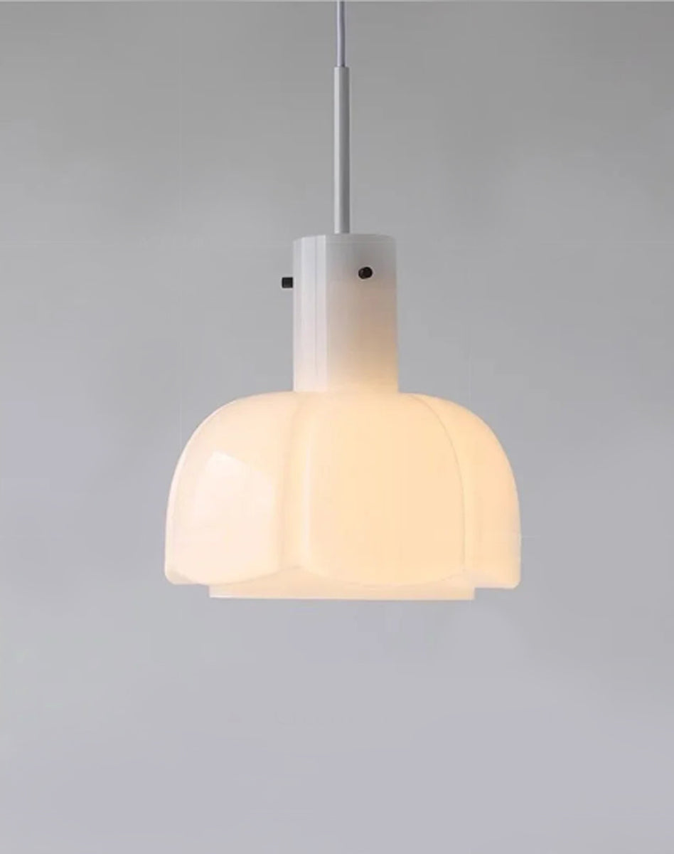 Glass Tulip Pendant Light | Modern Ceiling Lamp 10.2"x15.7"