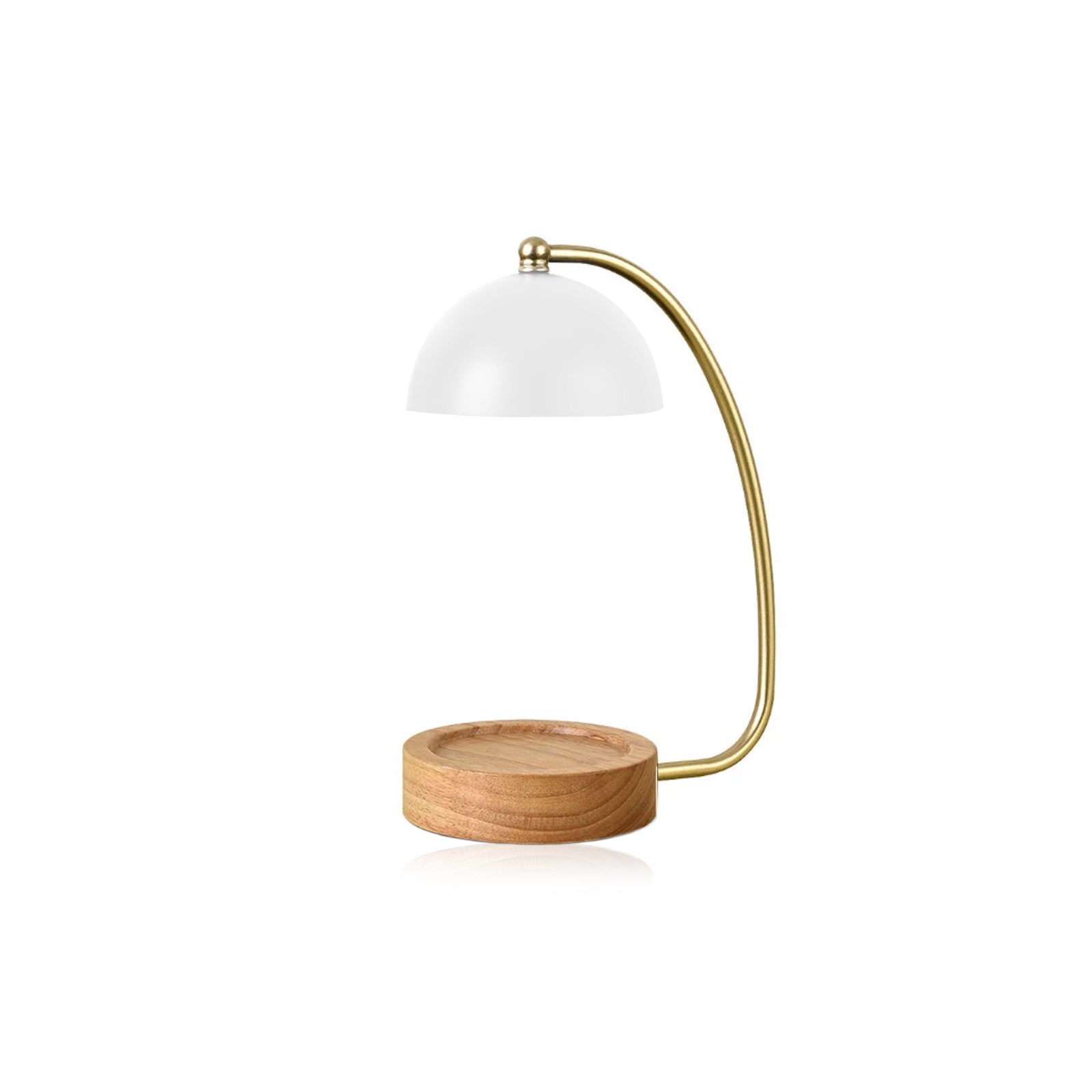 Golden Candle Warmer - Retro Dome Stand, Adjustable Timer