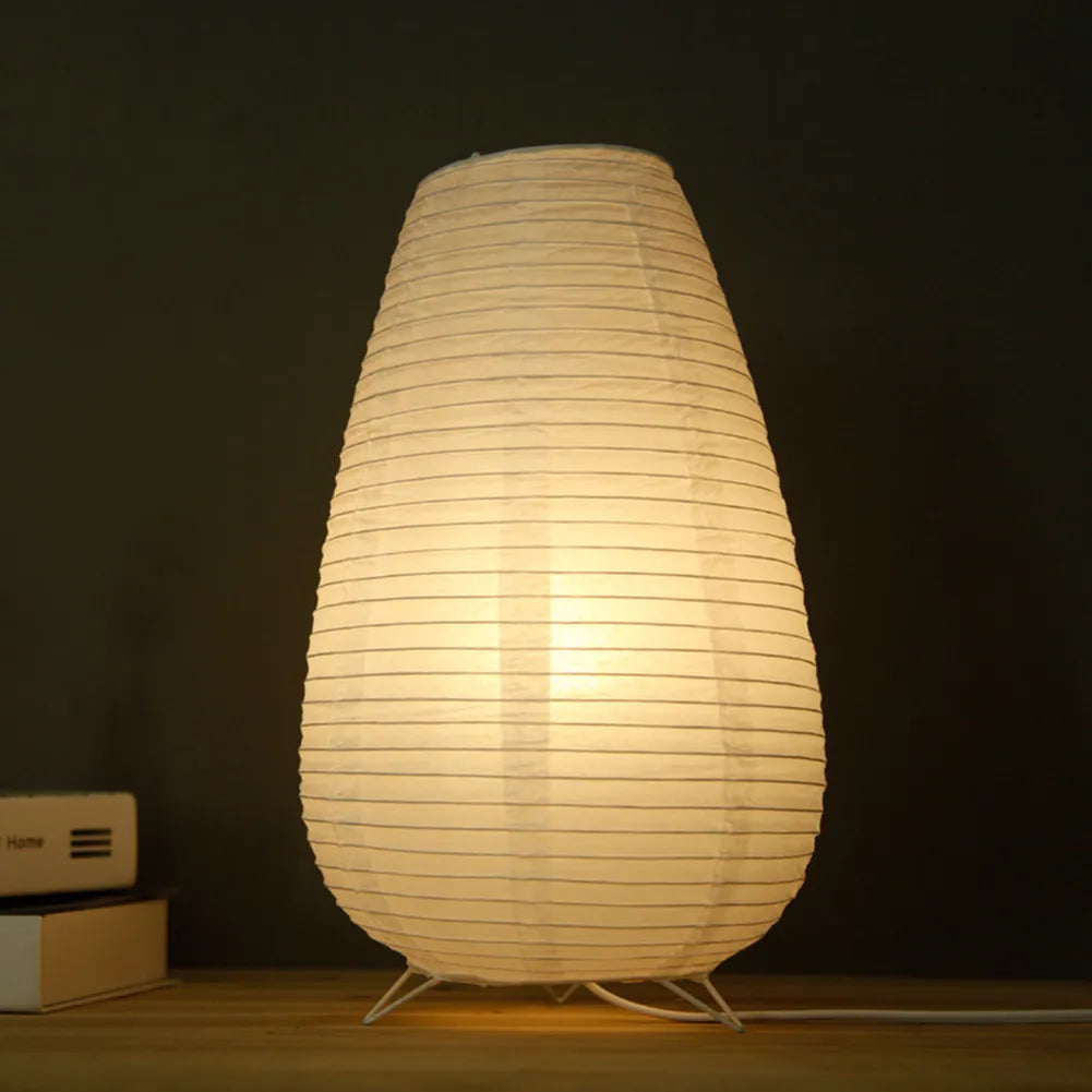 Rice Paper Lantern - Lightweight Japanese Cylinder Lamp