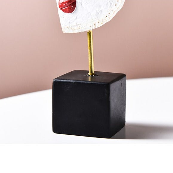 Hand-Crafted Face Mask - Resin Art Sculpture