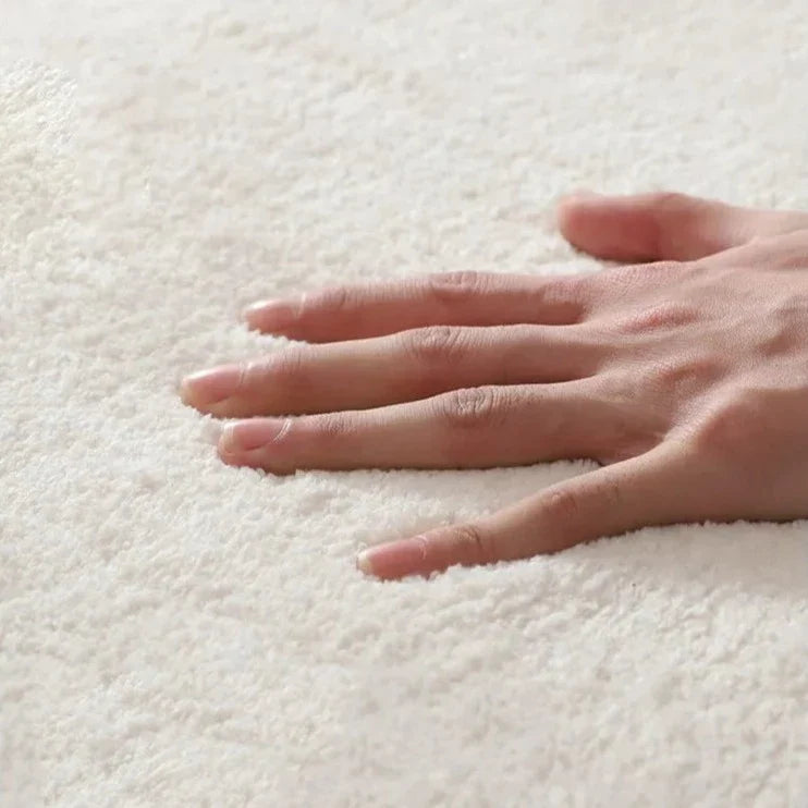 Hand Crafted Bath Mat – Soft Fluffy Cotton Rug