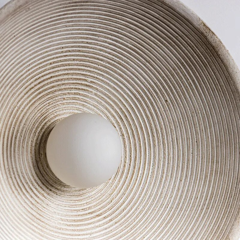 Retro Japanese Wall Lamp | Sophisticated Circle Fixture