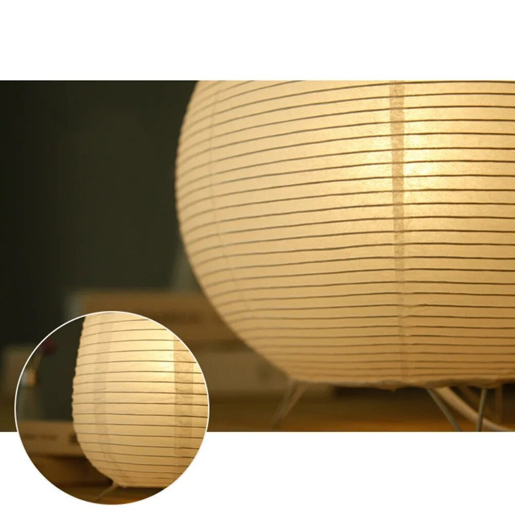 Rice Paper Lantern - Lightweight Japanese Cylinder Lamp