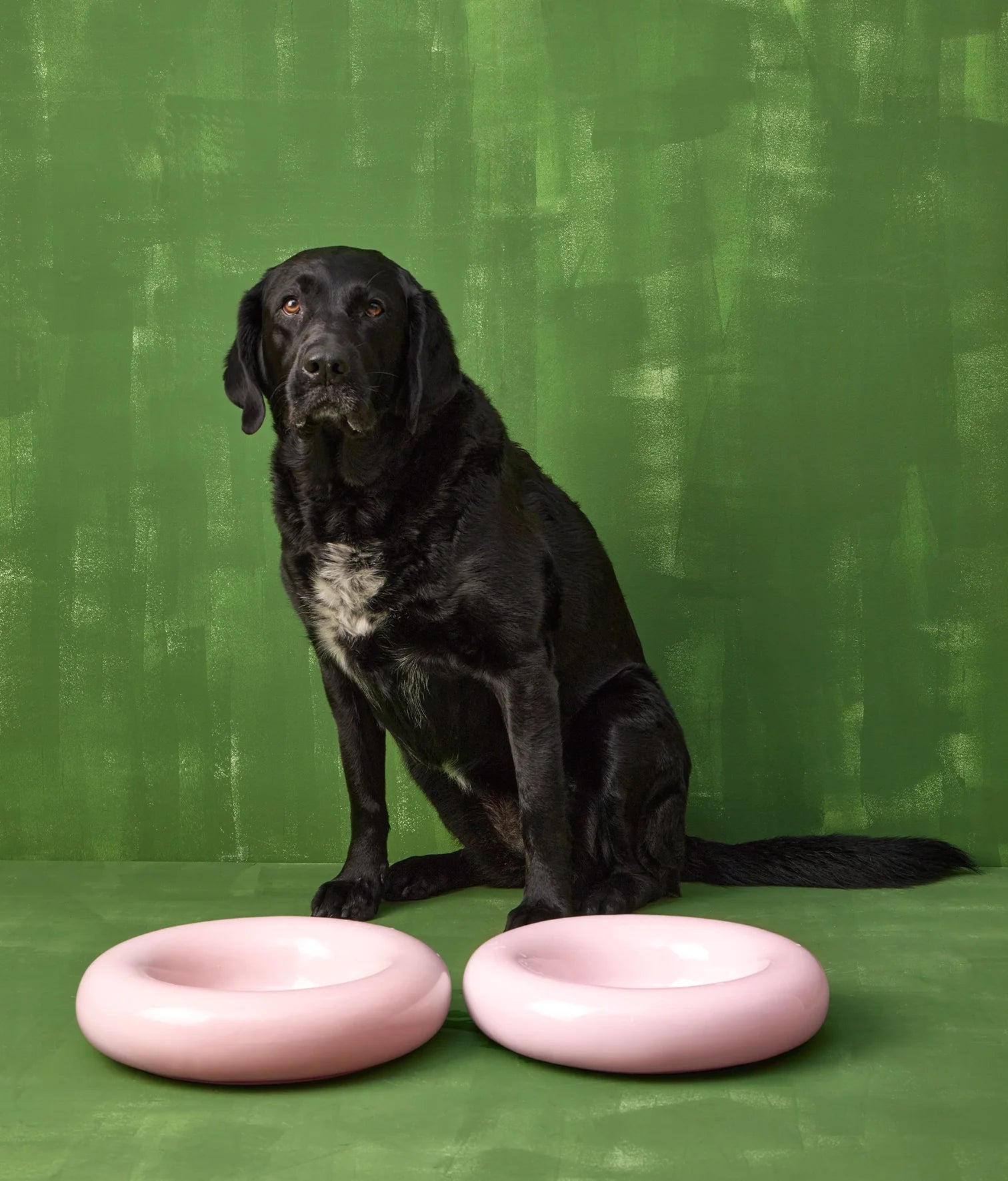 Pink ceramic bowl