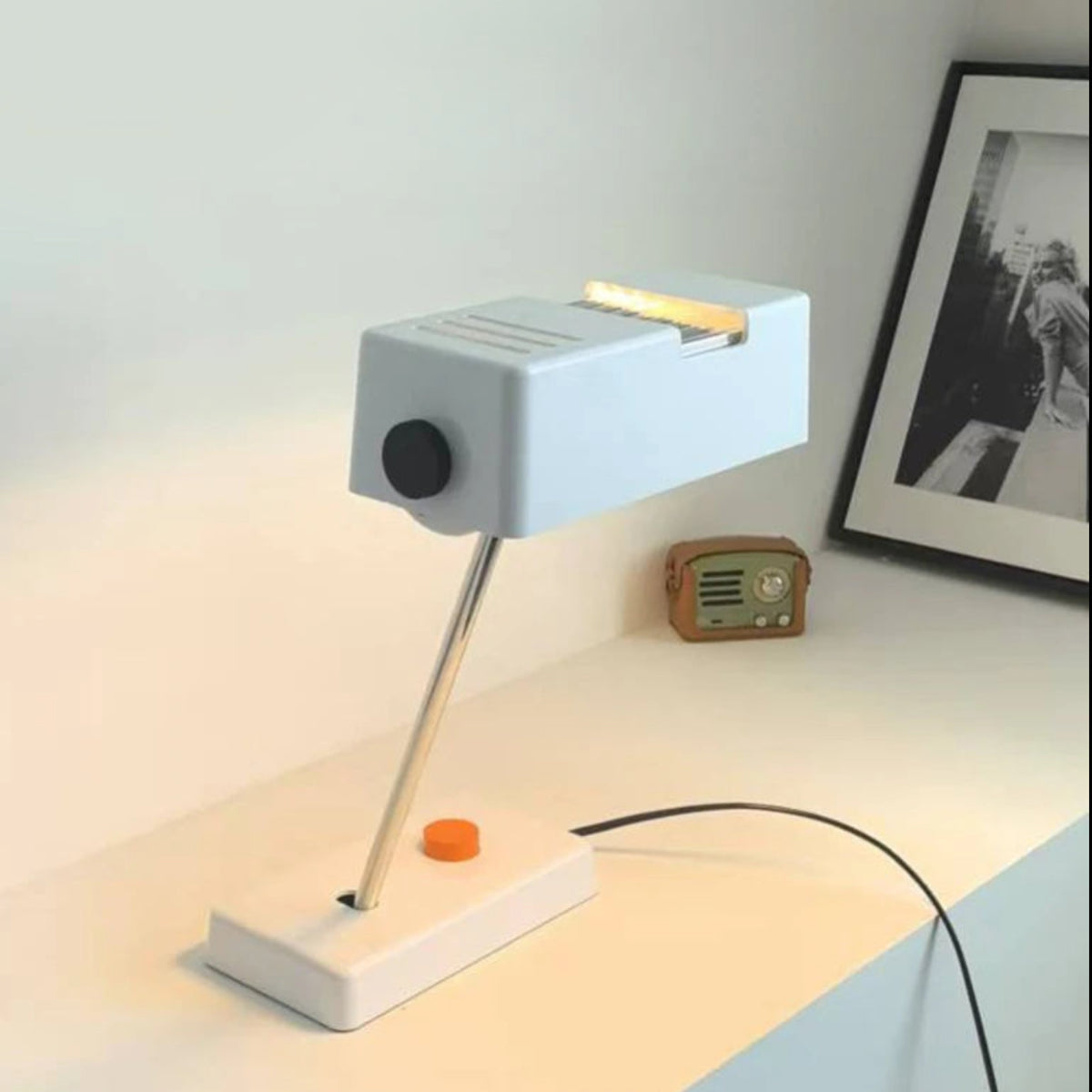 Retro Industrial Table Lamp – Bauhaus Lighting Metal Design