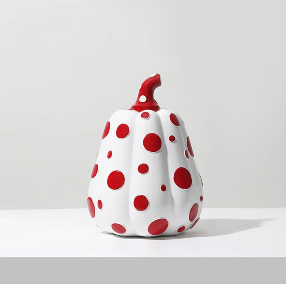 Polka Dot Sculpture - Resin Modern Art Ornament