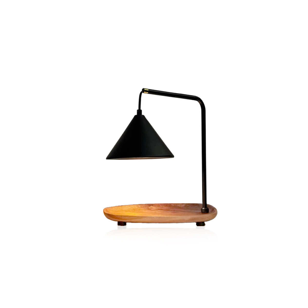 Candle Warmer Lamp | Industrial Cone Tabletop Ambient Light