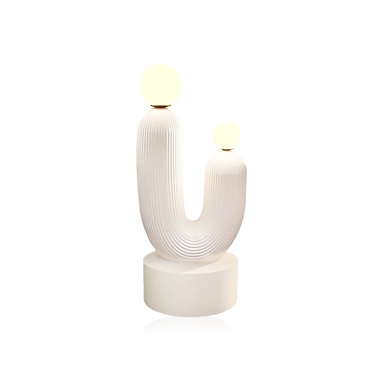 Cactus Floor Lamp - Italian Hand-Crafted Resin LED Light