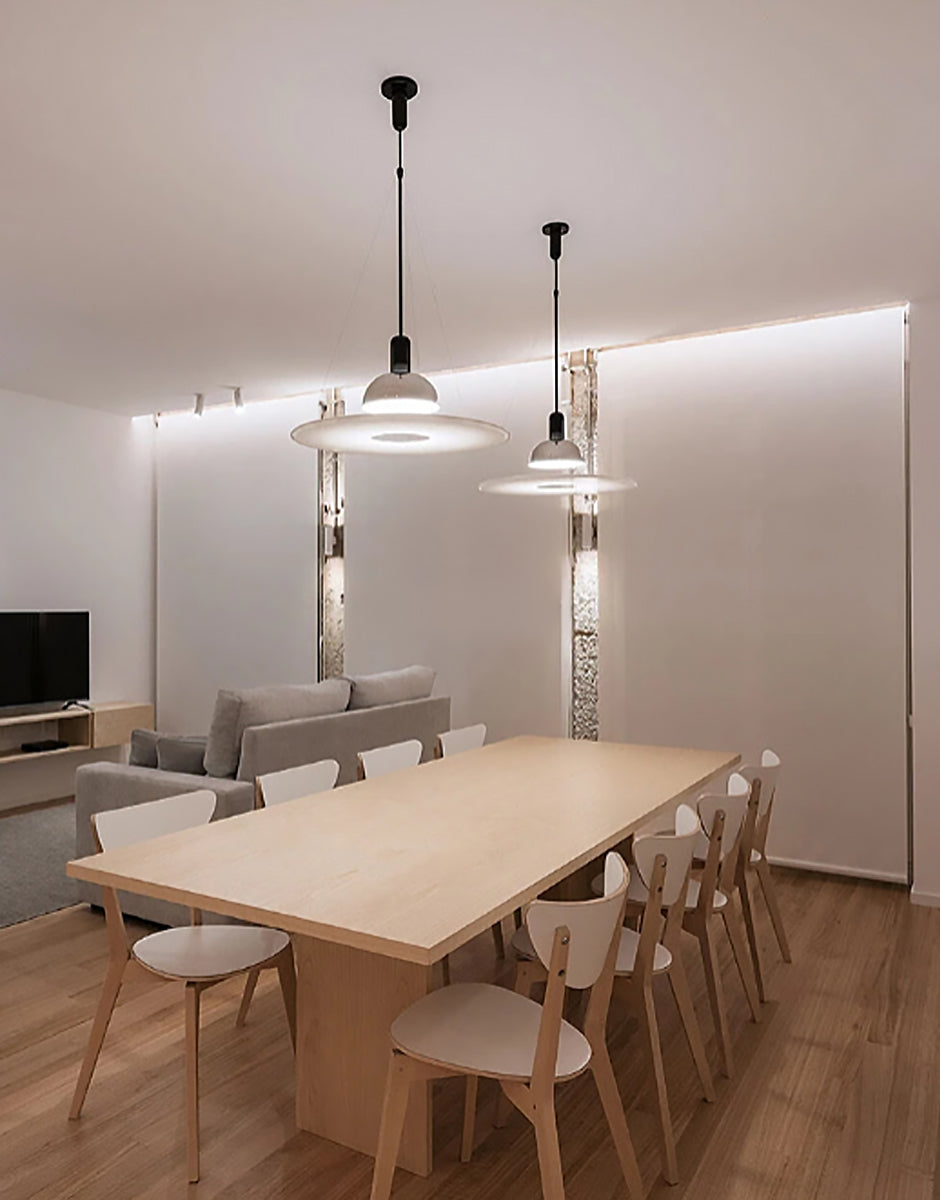 UFO LED Chandelier - Italian Wired Suspension Lamp