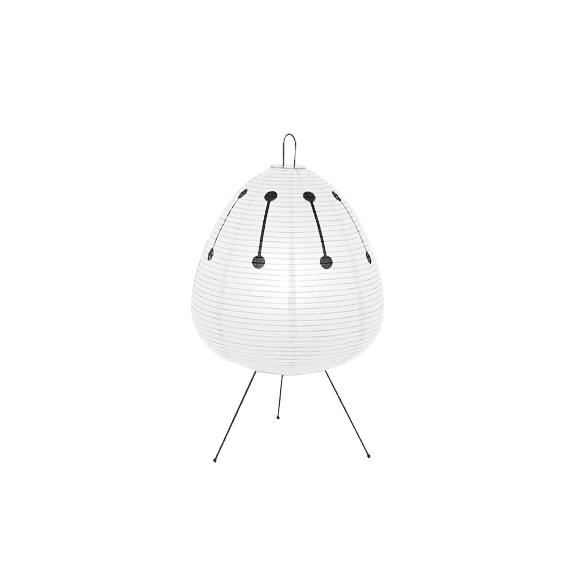 Wabi-Sabi Lantern Lamp - Japanese Rice Paper Lighting