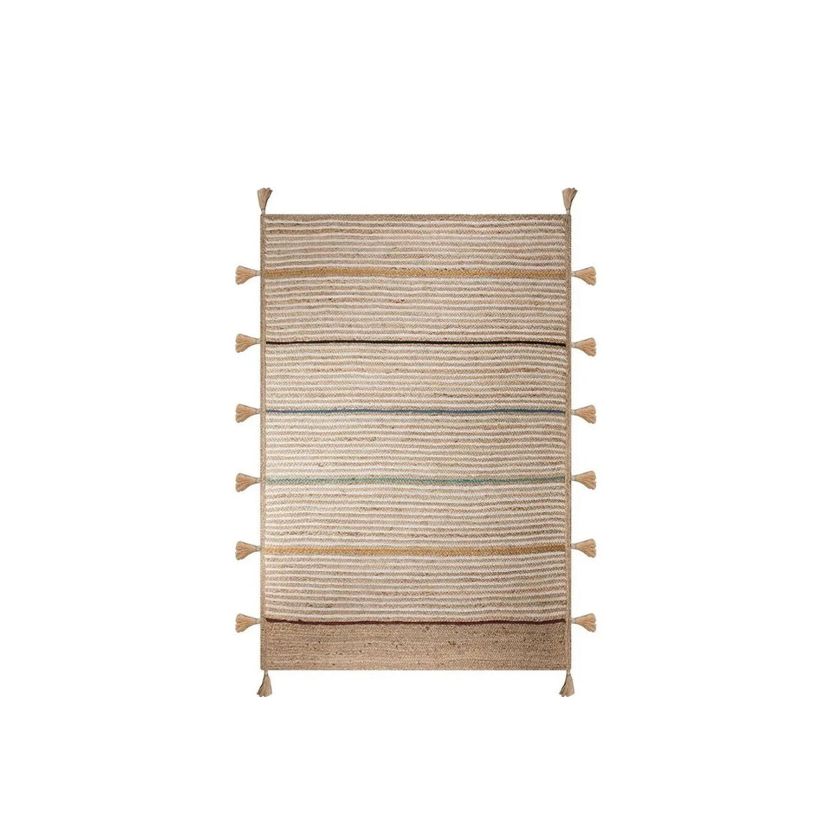 Jute Braided Rug – Handmade Indian Area Mat