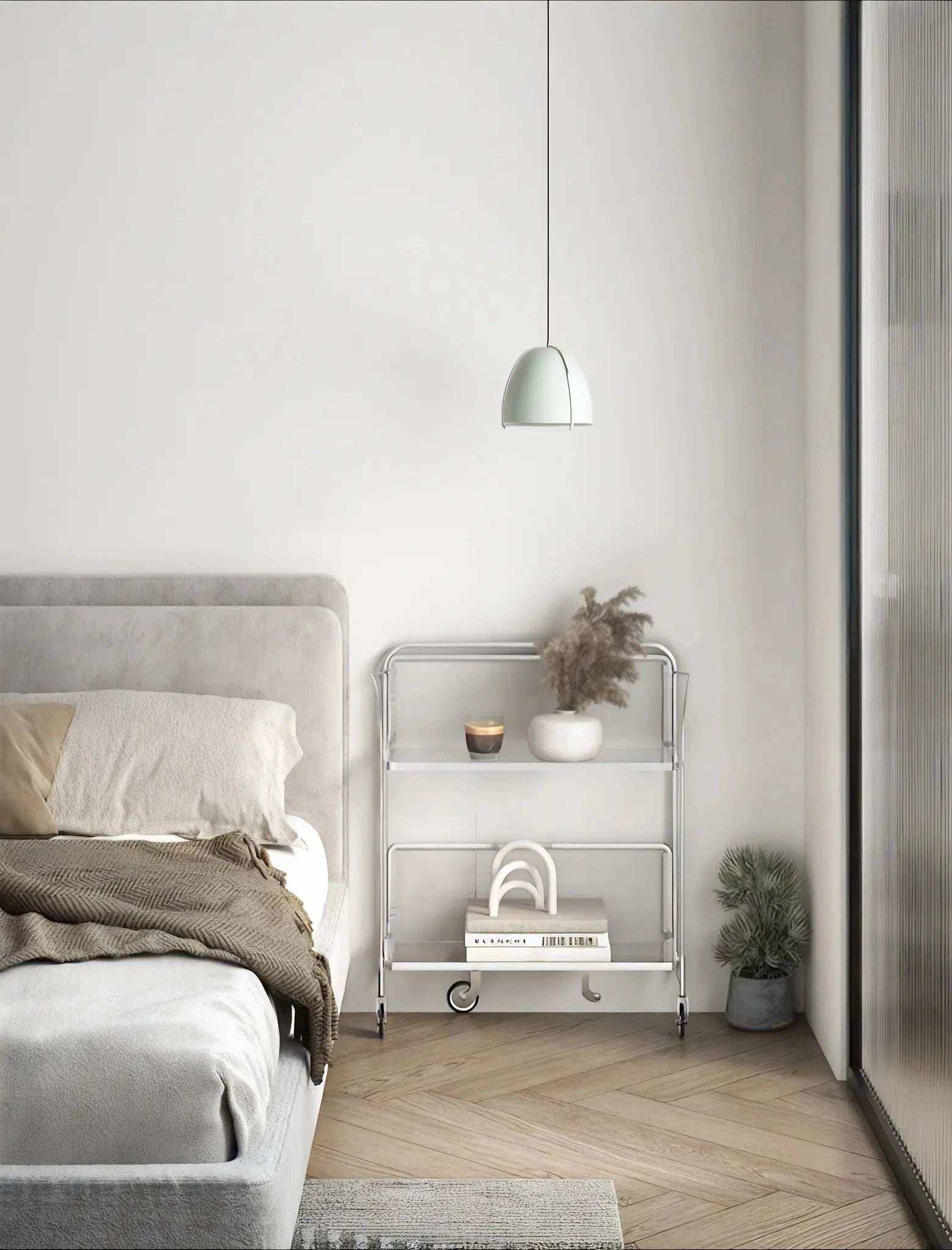CLARITY GLIDE| Foldable Transparent Trolley