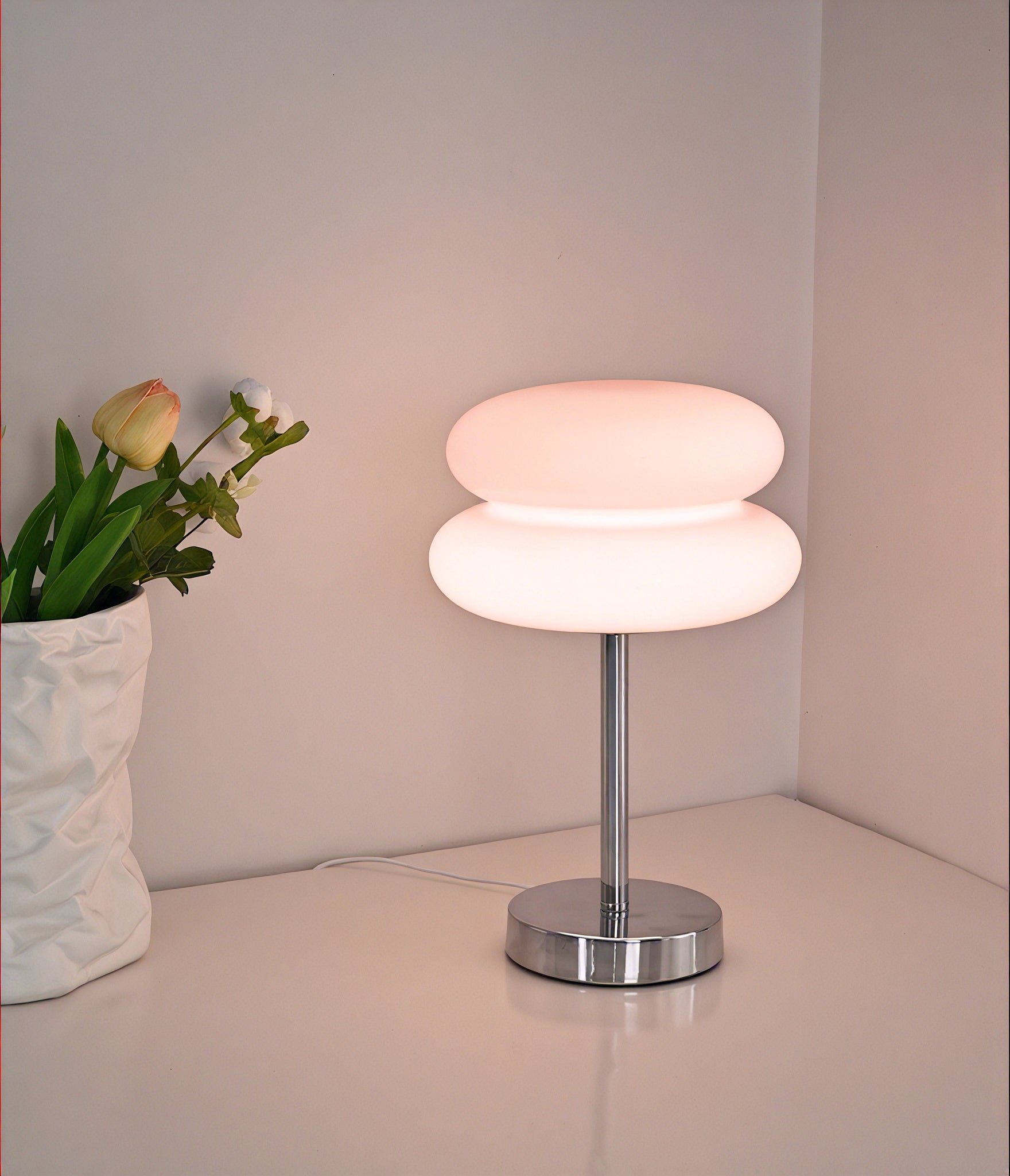 Macaron Glass Lamp | Elegant Retro Contemporary Lighting