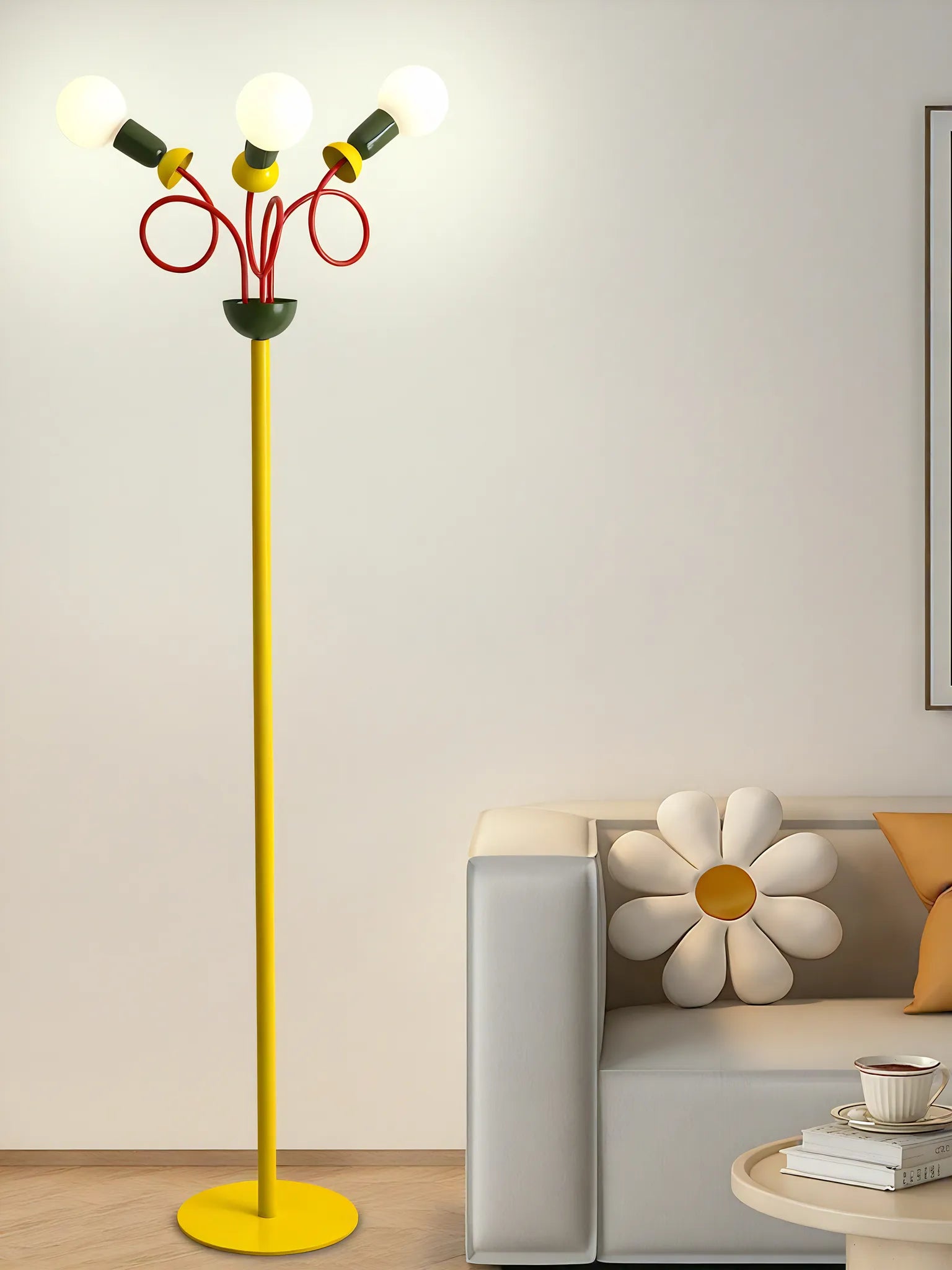 VÅGFIGUR | Triple-Light Floor Lamp