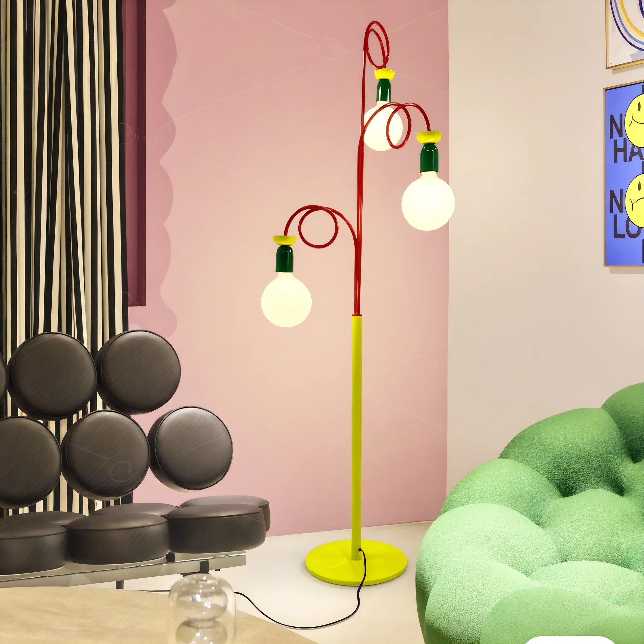 VÅGFIGUR | Triple-Light Floor Lamp