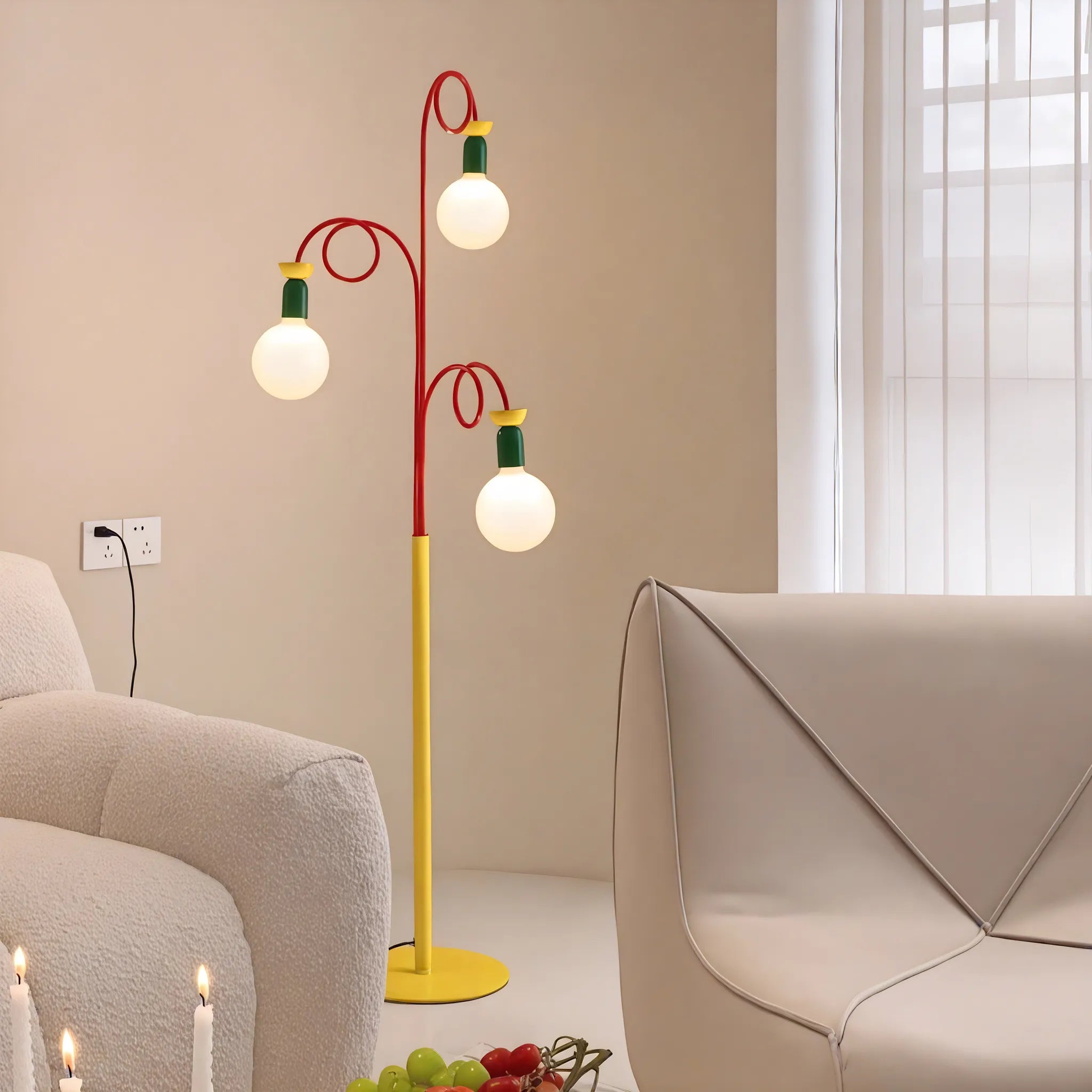 VÅGFIGUR | Triple-Light Floor Lamp