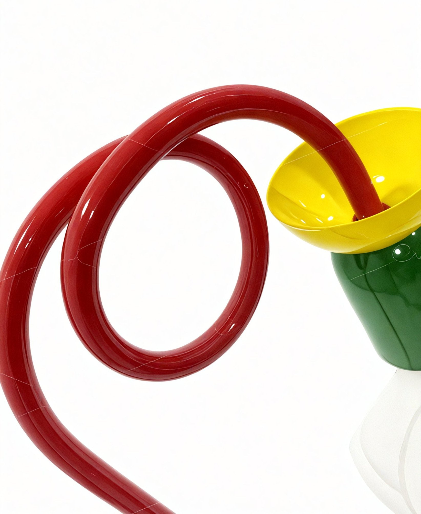 TWIRL-GLOW | Memphis Postmodern Sculptural Lamp