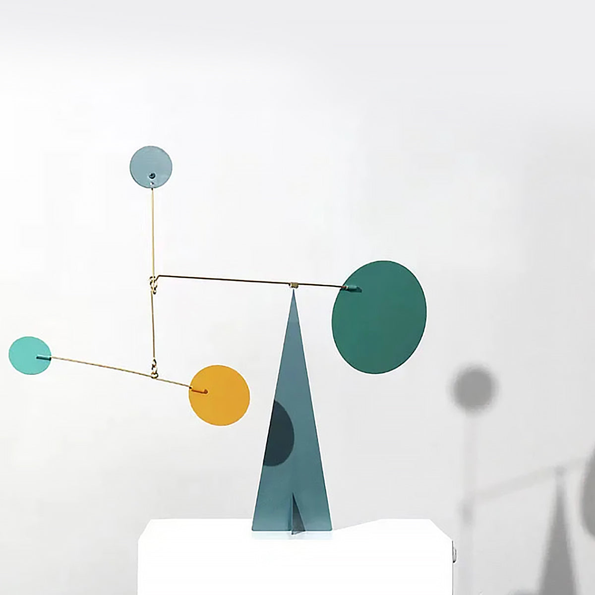 Metal Balance Ornament – Unique Decorative Sculpture 17.7" x 16"