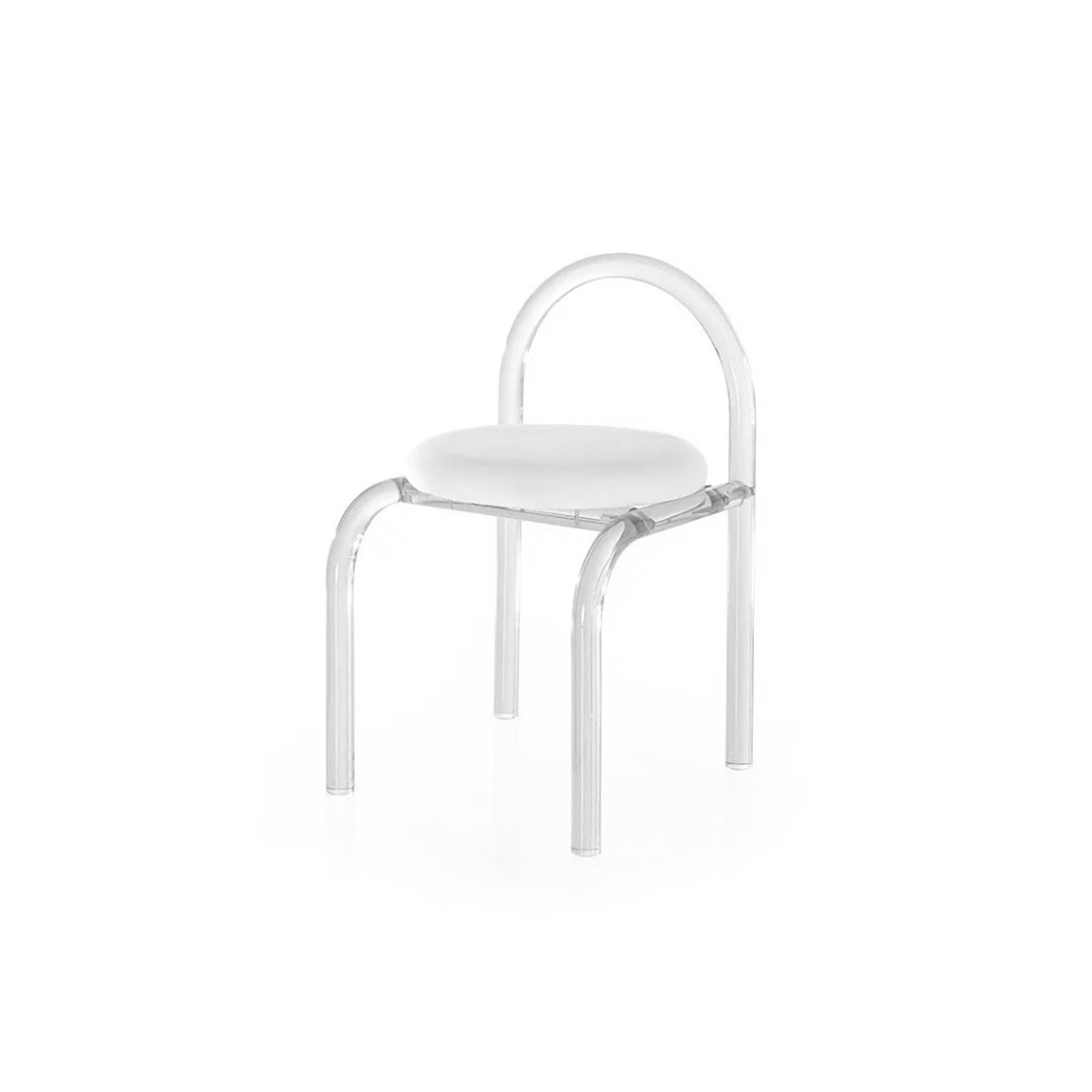 Acrylic Arch Chair | Mid Century Color Modern Dining Seat
