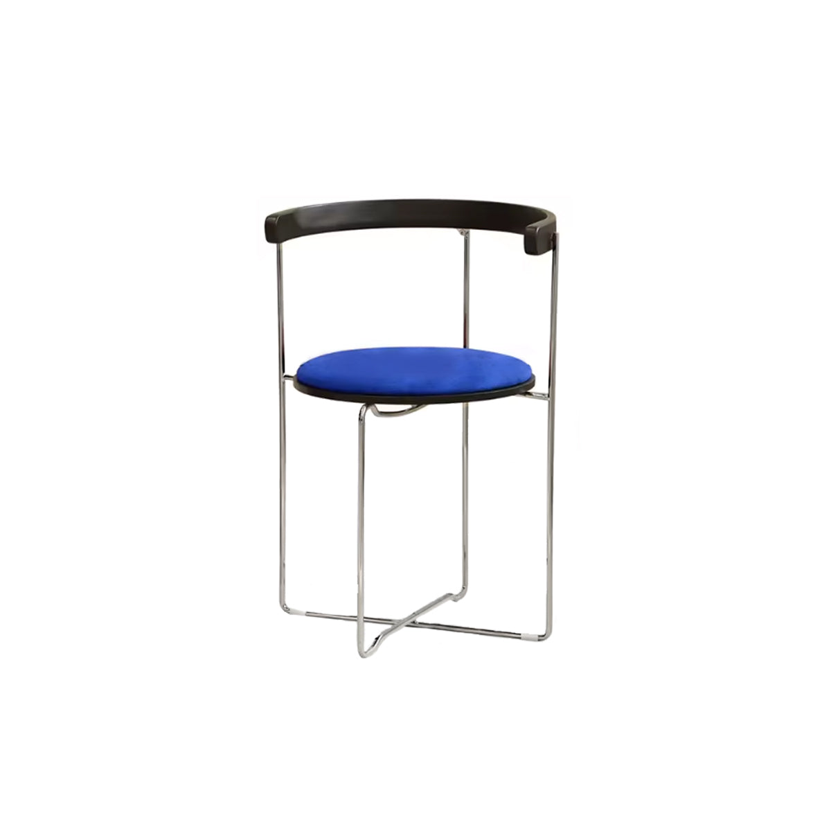 Foldable Chrome Chair - Modern Dining Seat