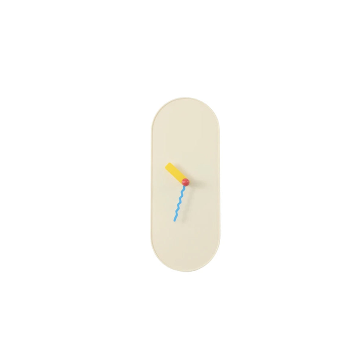 Minimalist Wall Clock | Stylish Oval Quartz Decor 12x30cm