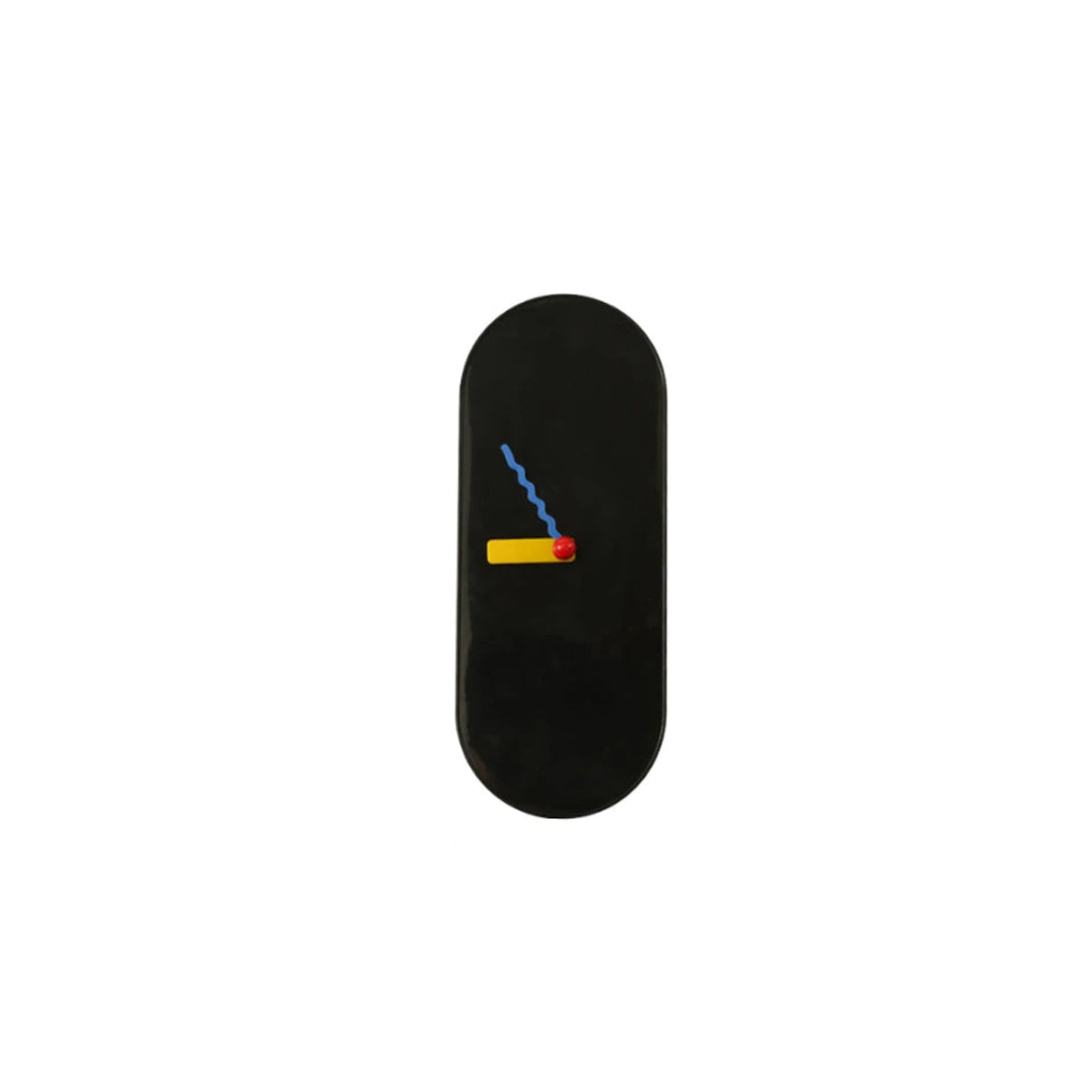Minimalist Wall Clock | Stylish Oval Quartz Decor 12x30cm