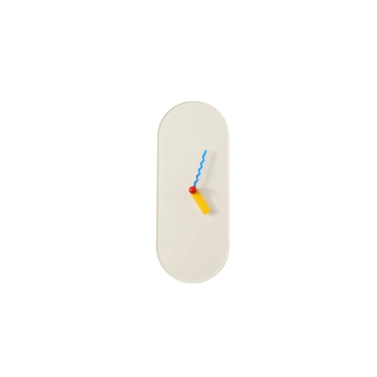 Minimalist Wall Clock | Stylish Oval Quartz Decor 12x30cm