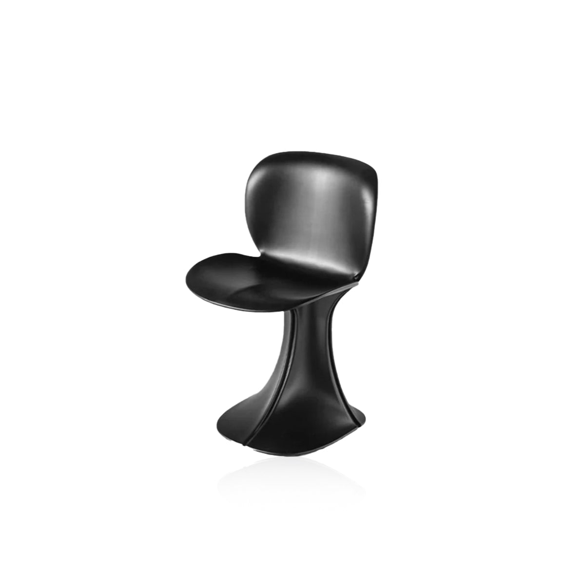 Retro Modern Dining Chair - Minimalist Ergonomic One-Piece Design
