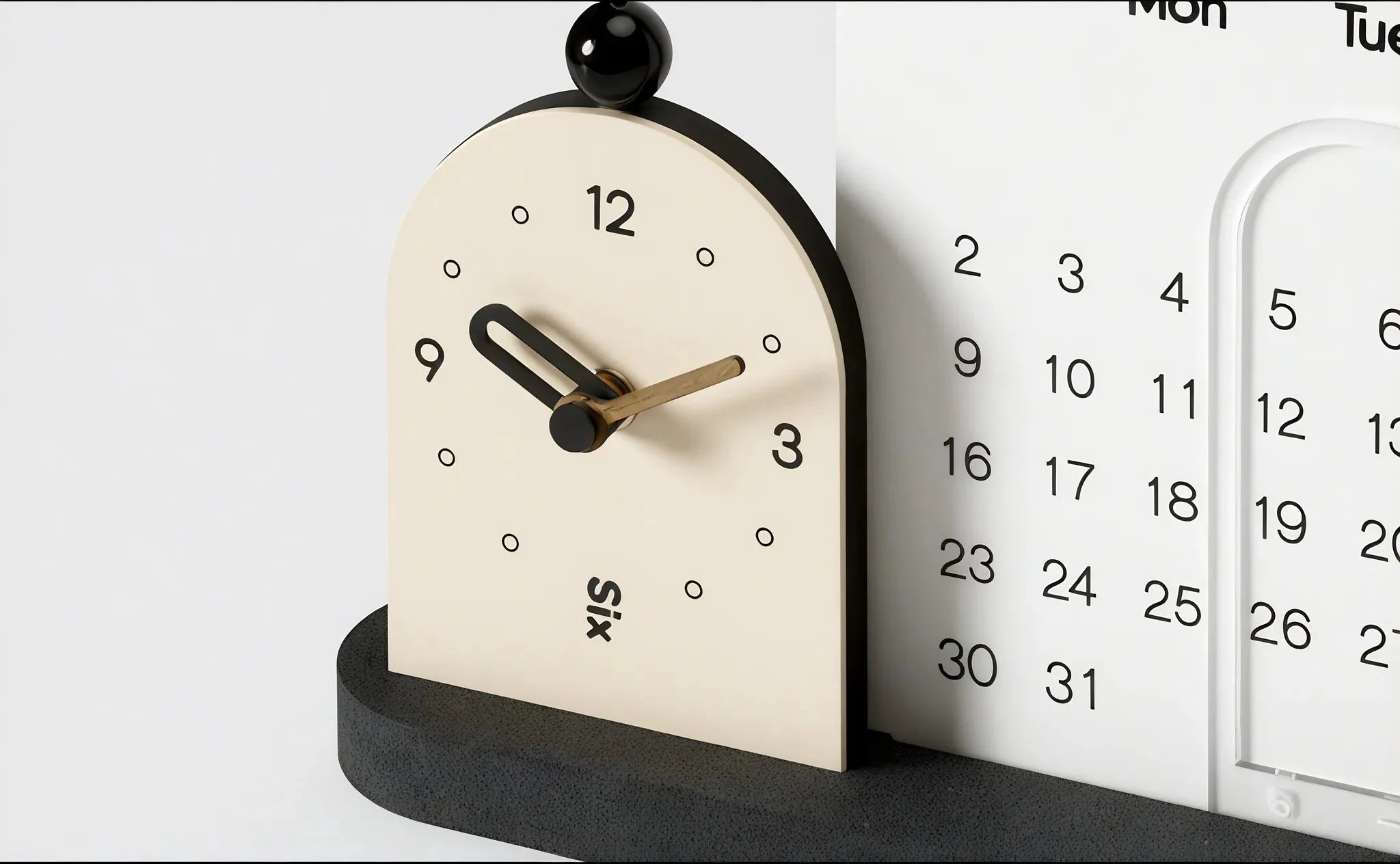 TIME-NORDIC | Modern Nordic Calendar Clock