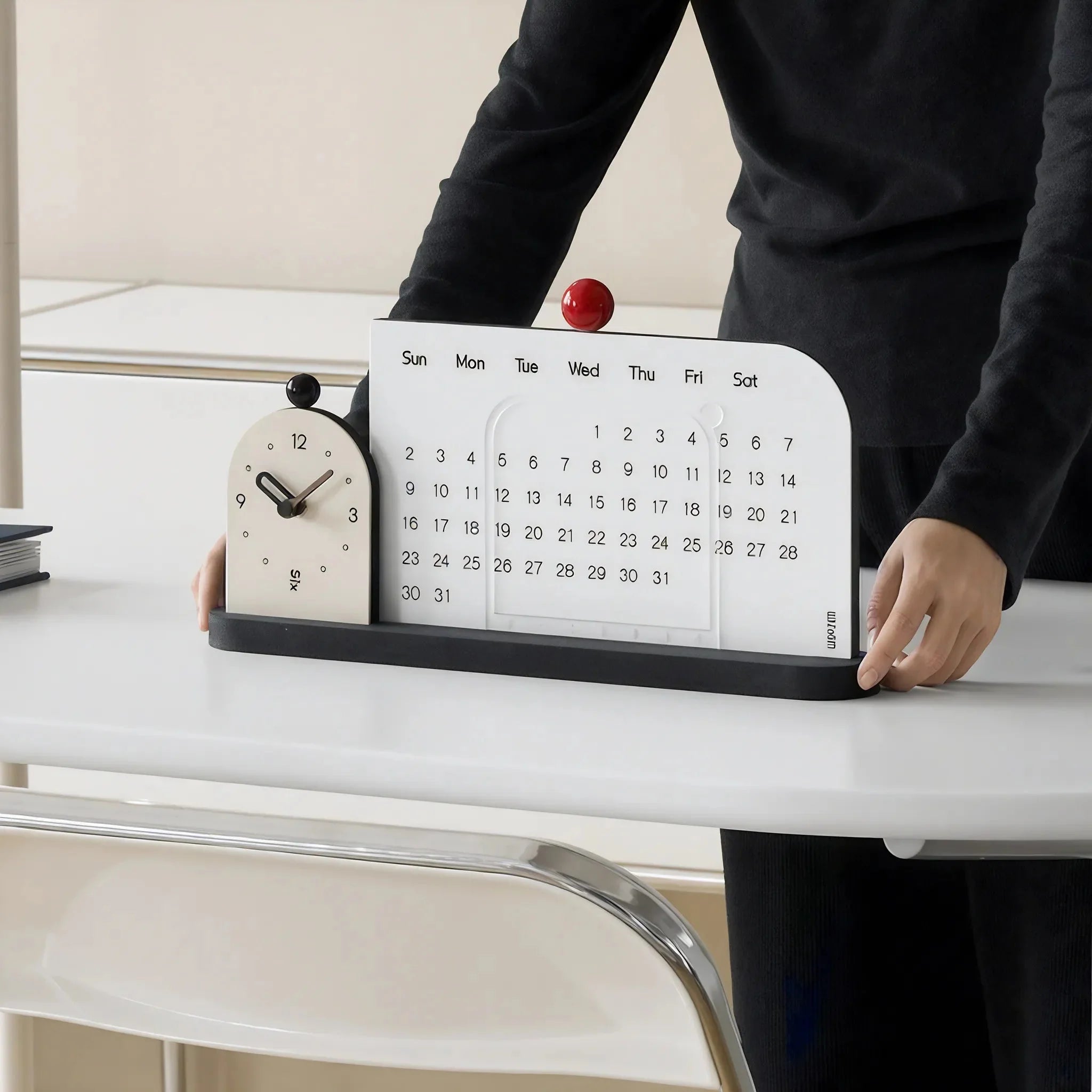 TIME-NORDIC | Modern Nordic Calendar Clock