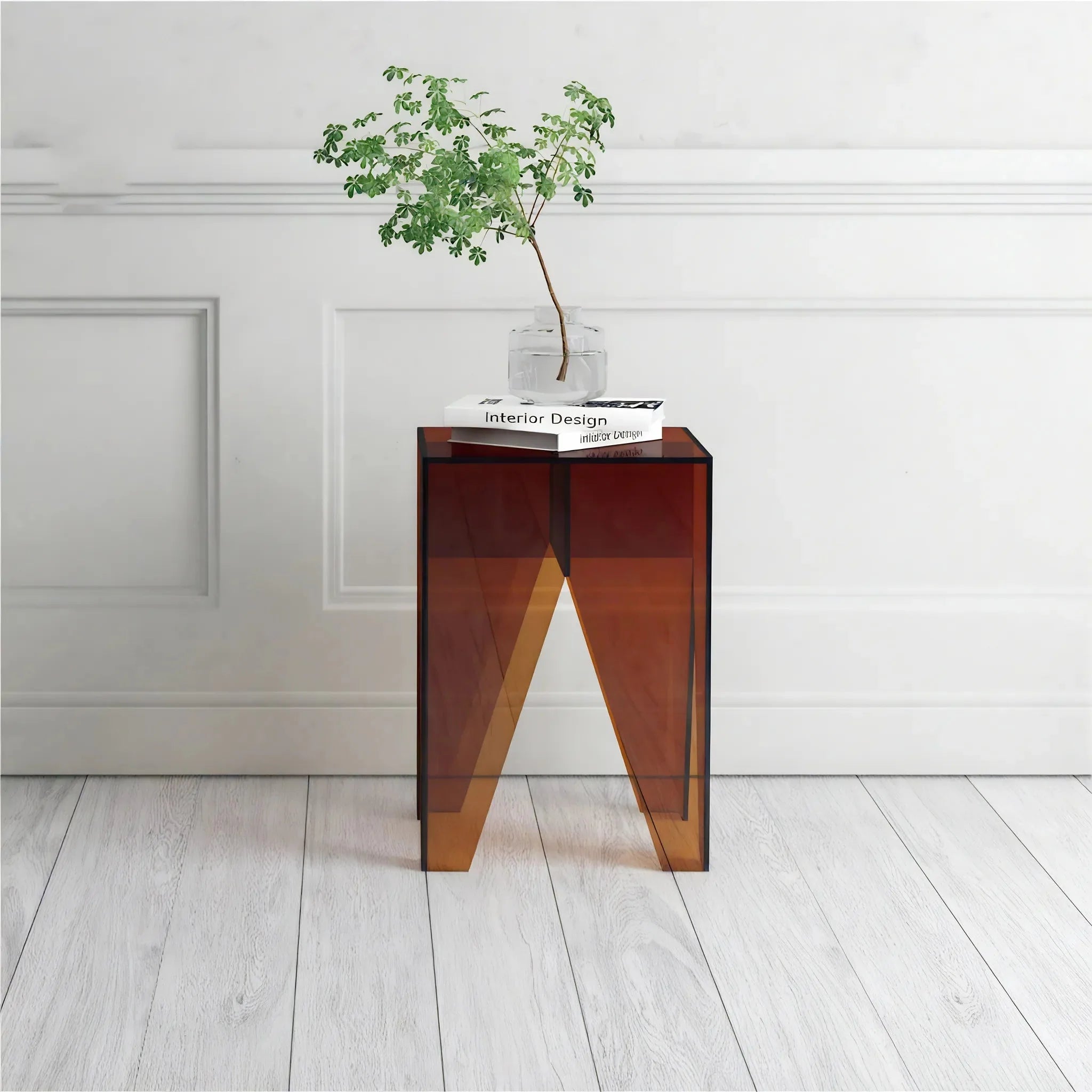 MODERN PRISM | Translucent Acrylic Accent Table