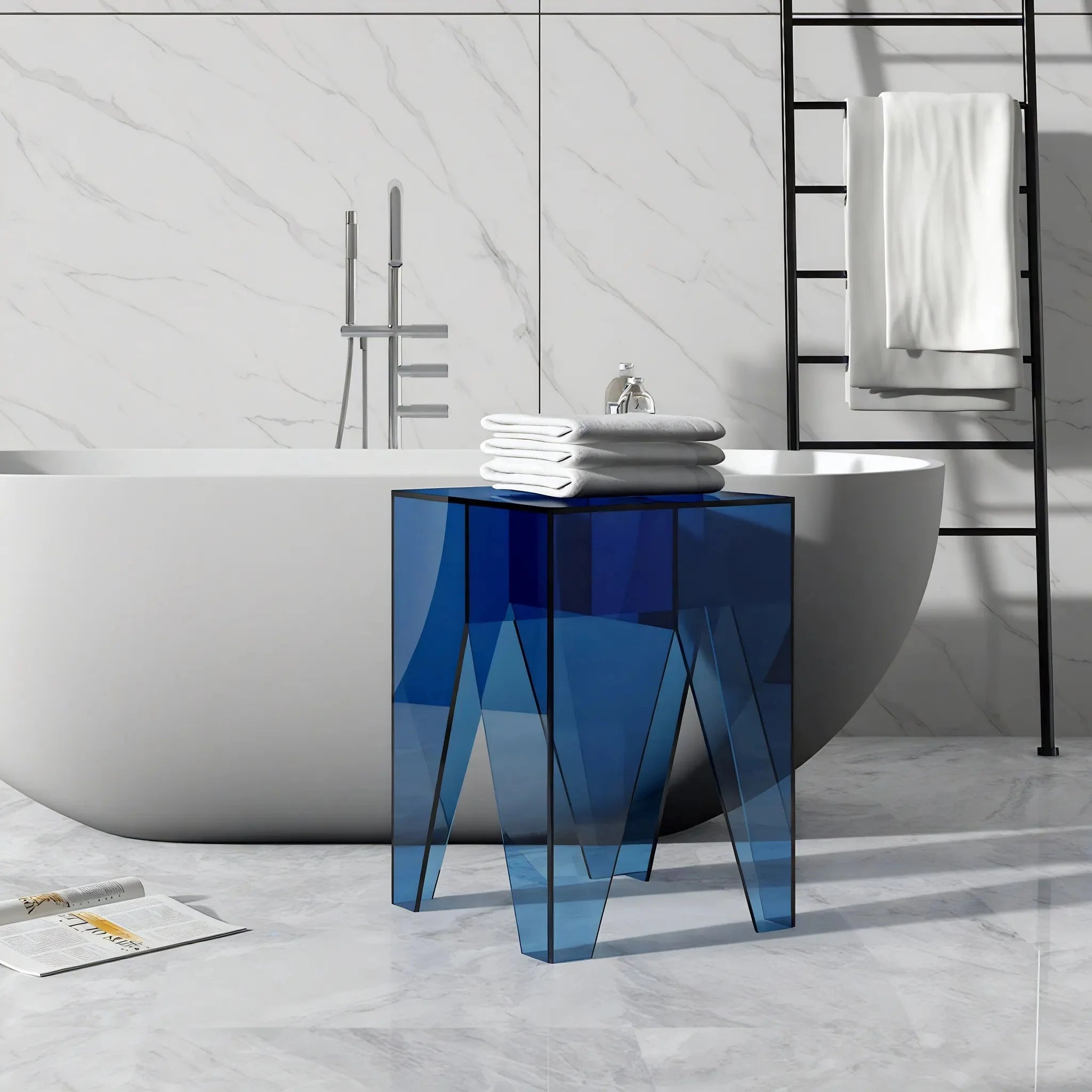 MODERN PRISM | Translucent Acrylic Accent Table