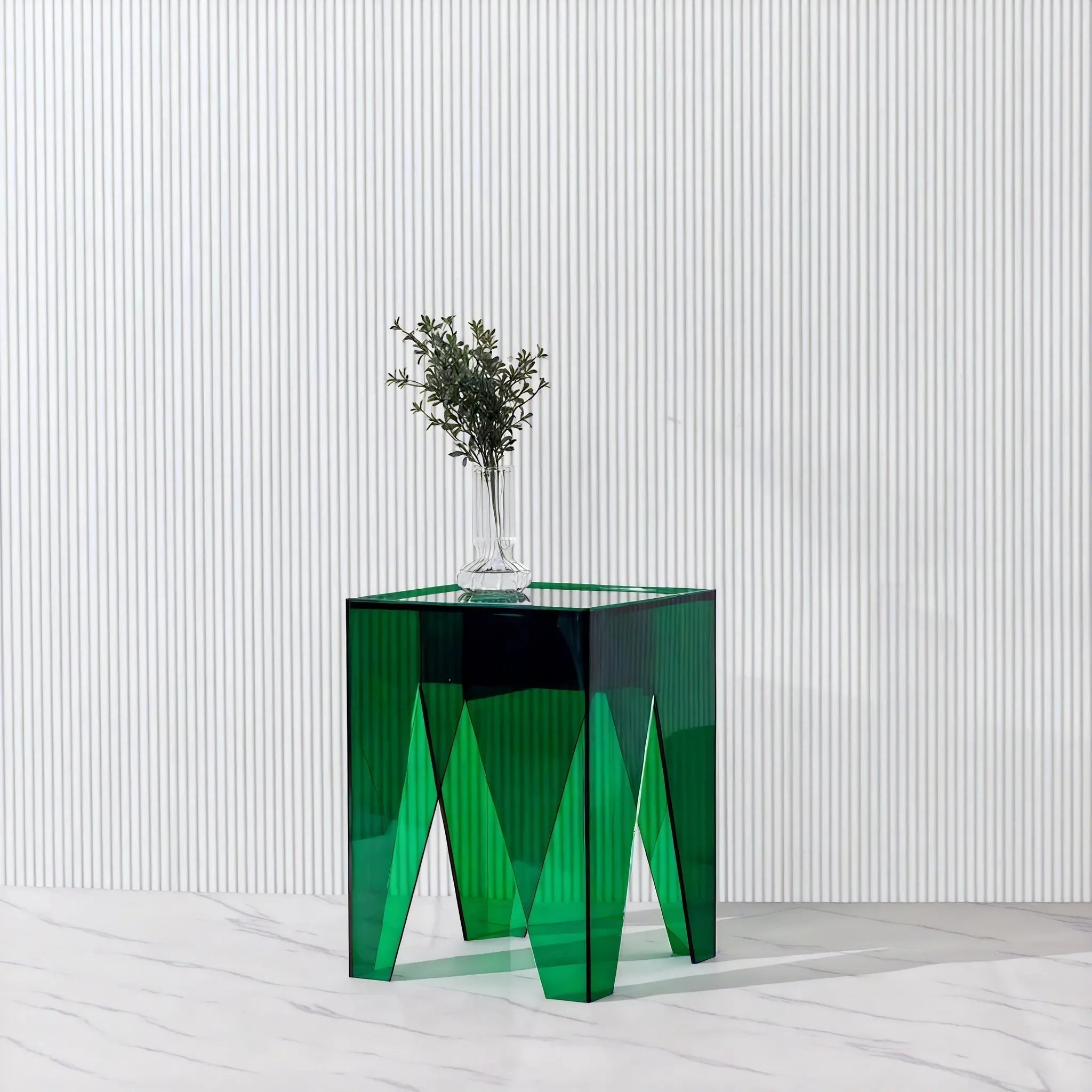 MODERN PRISM | Translucent Acrylic Accent Table
