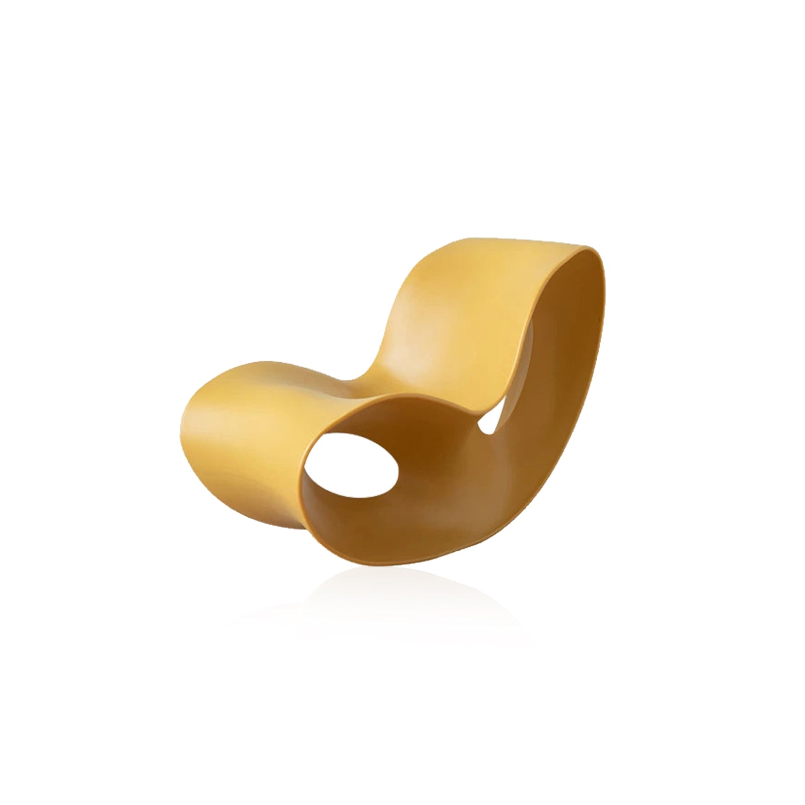 Lazy Lounge Chair - Modern PE Plastic Seat