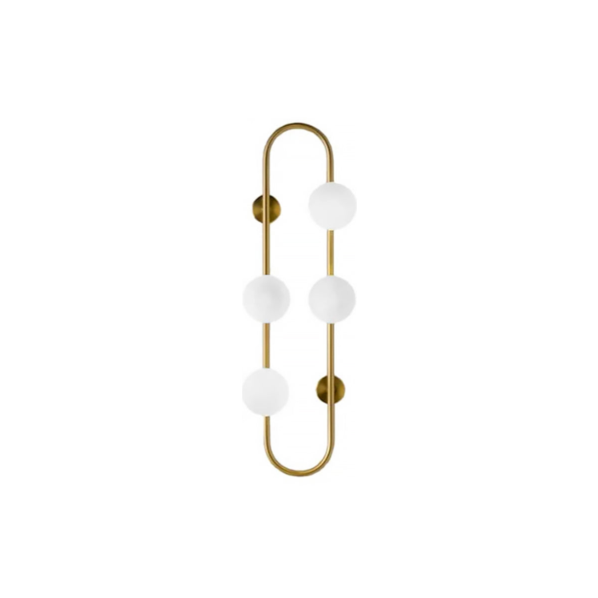 Wall Mount Lamp - Contemporary Metal Glass Sconce Light