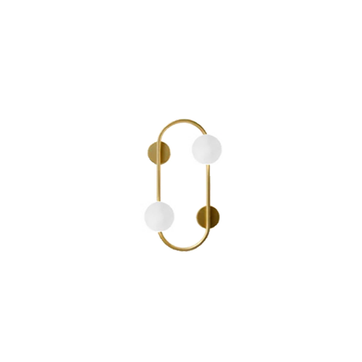 Wall Mount Lamp - Contemporary Metal Glass Sconce Light