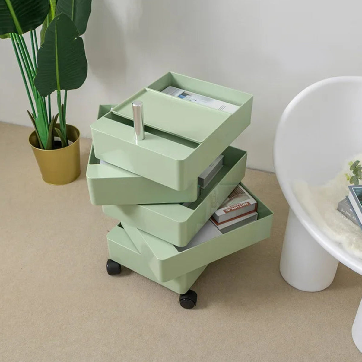 ABS Moving Drawer Storage – Modular Mobile Organizer
