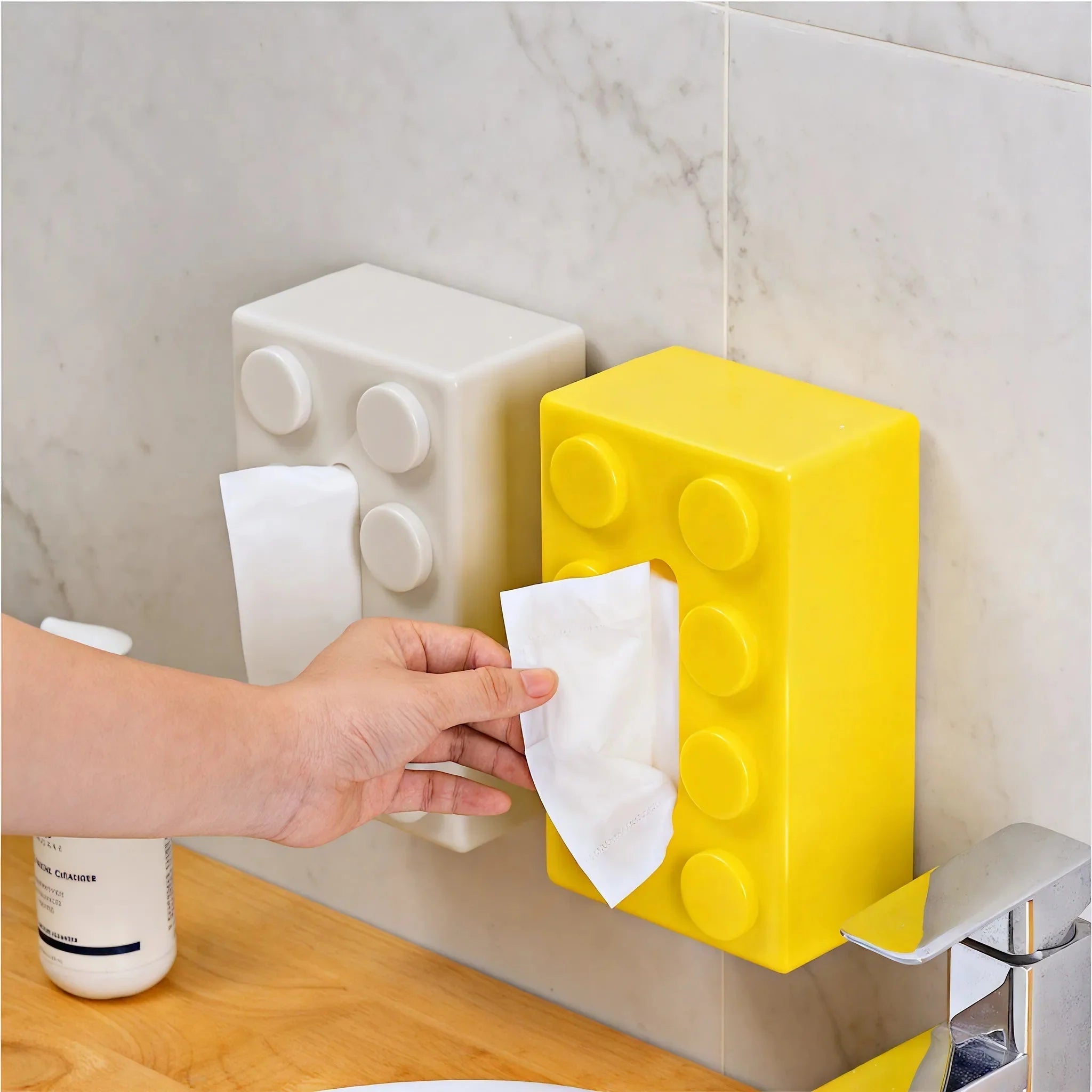 BRICK | Modular Tissue Box & Desktop Organizer