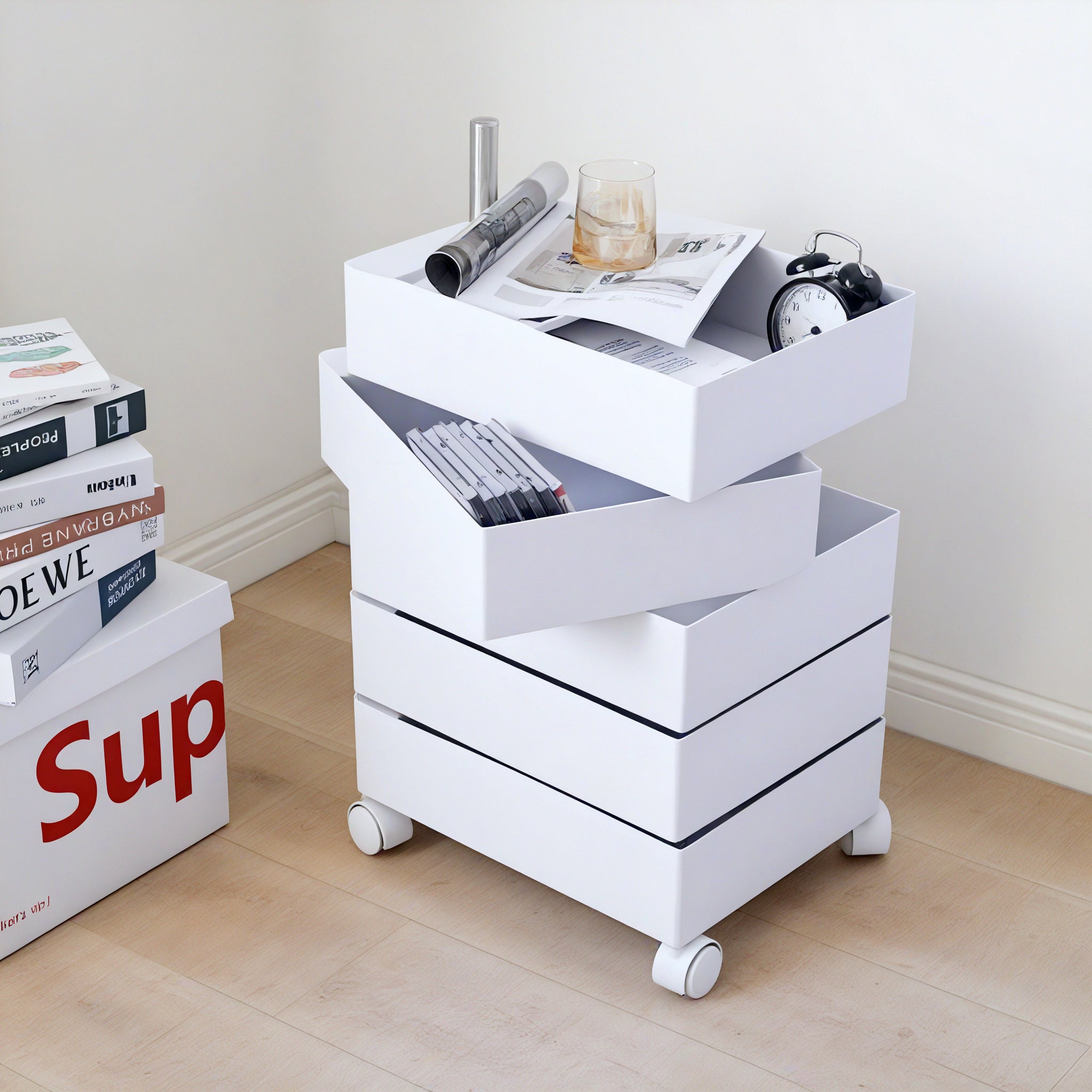 MODULAR MOTION | 360° Rotating 5-Drawer Tower