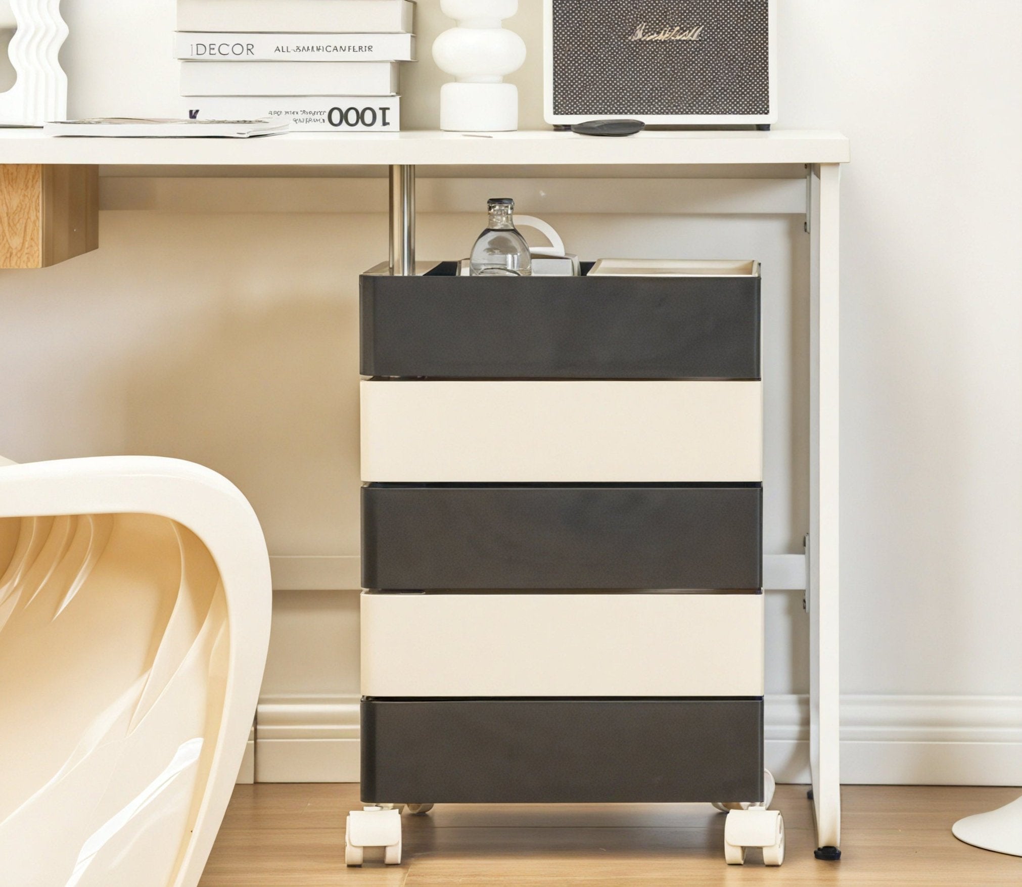 MODULAR MOTION | 360° Rotating 5-Drawer Tower