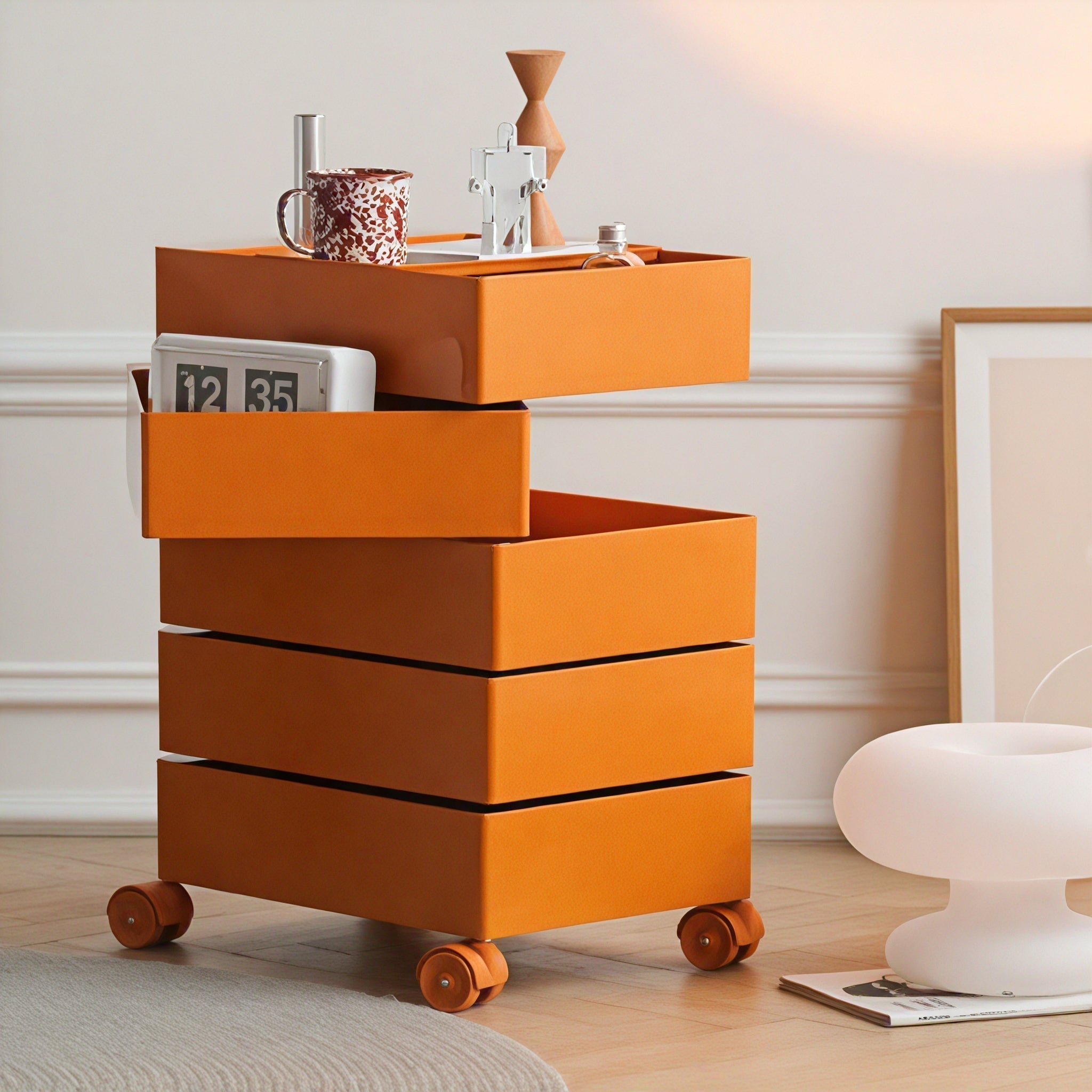 MODULAR MOTION | 360° Rotating 5-Drawer Tower