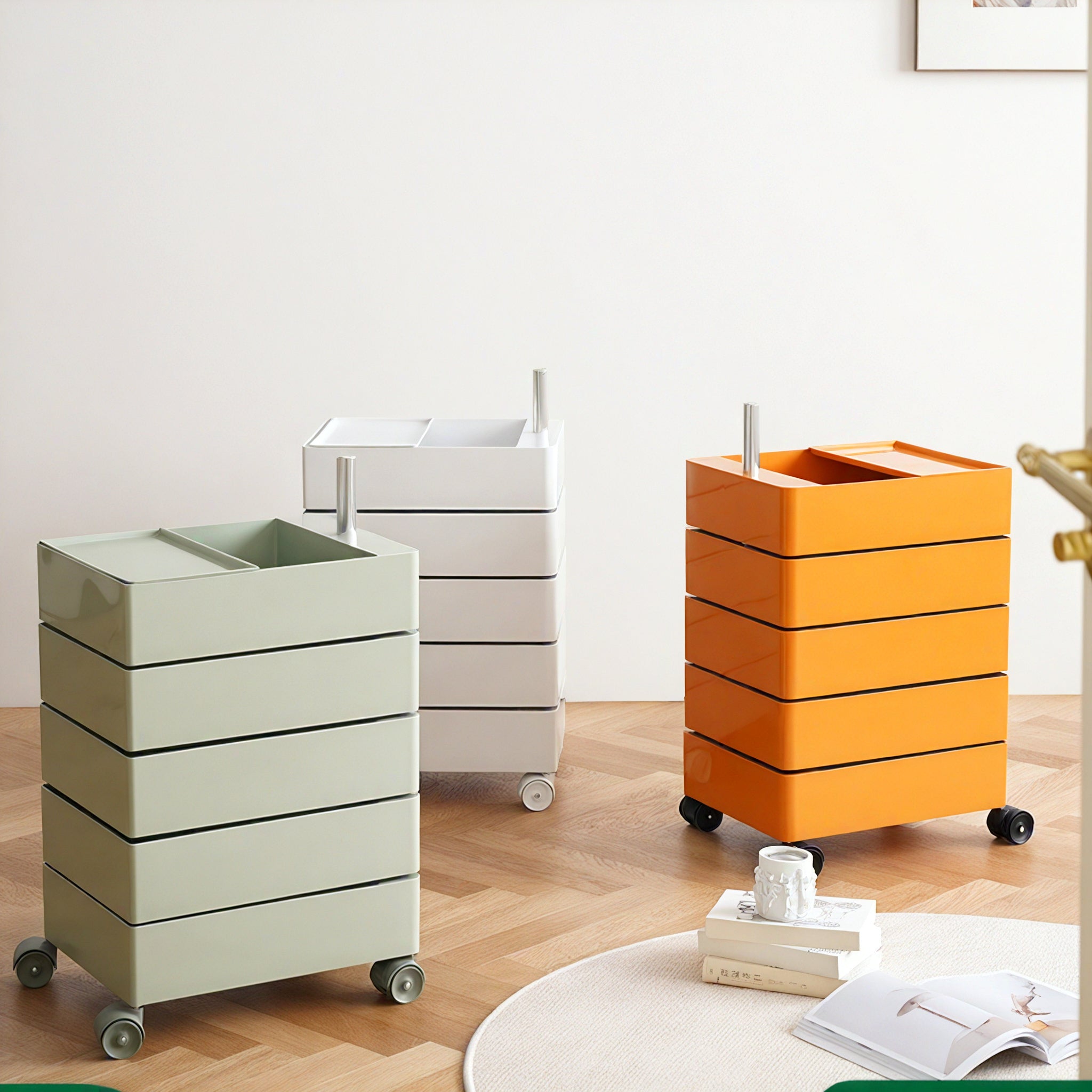 MODULAR MOTION | 360° Rotating 5-Drawer Tower