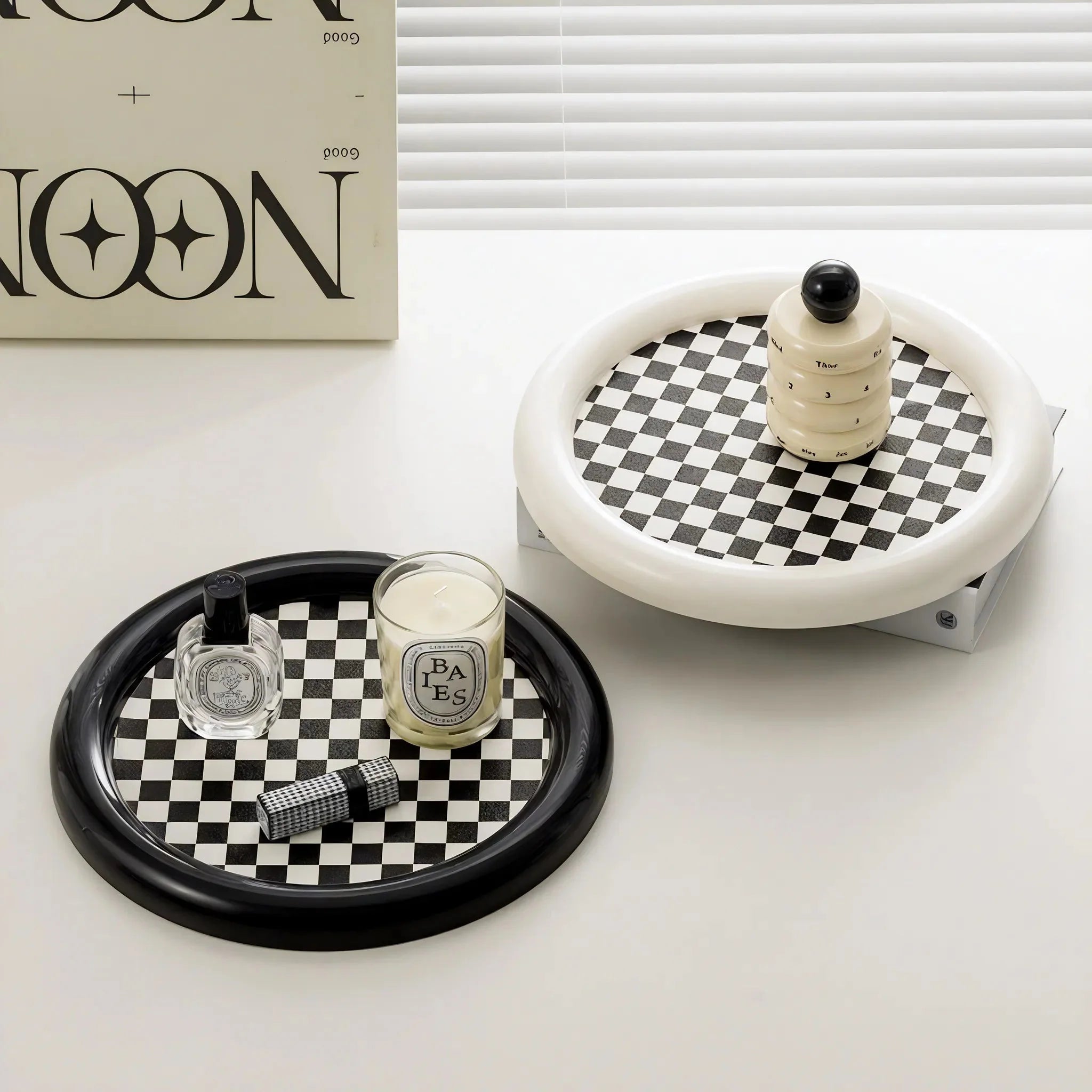 NORDIC | Checkerboard Minimalist Organizer Tray
