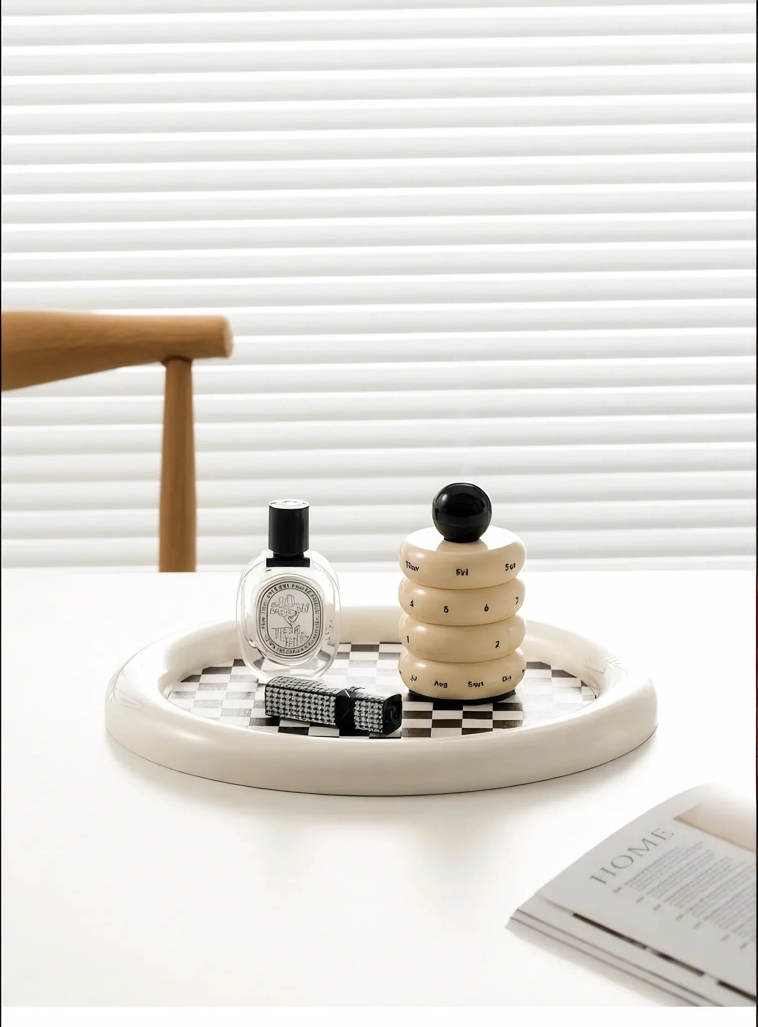 NORDIC | Checkerboard Minimalist Organizer Tray
