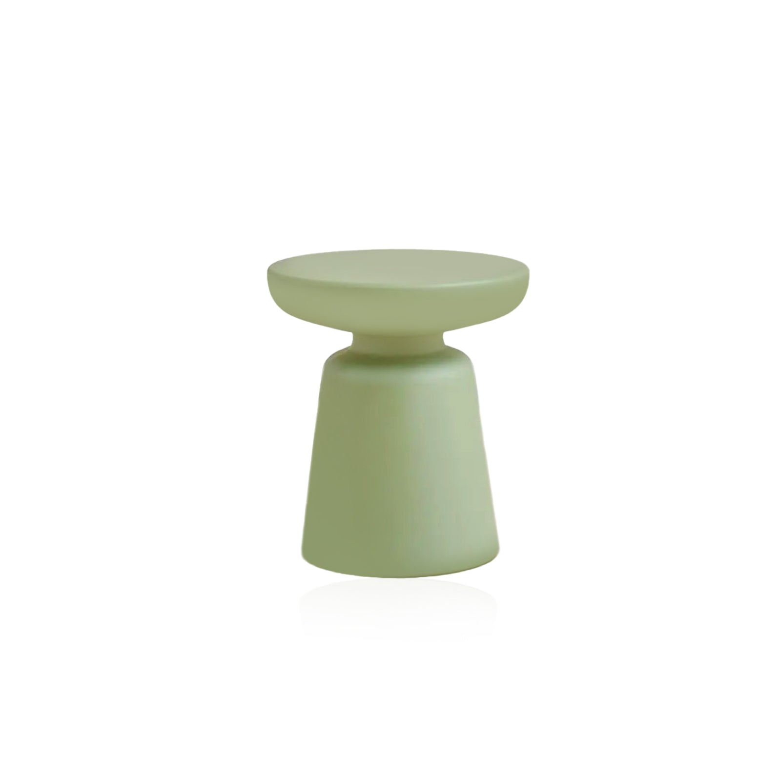 Nordic Matte Side Table - Round ABS Stool Compact