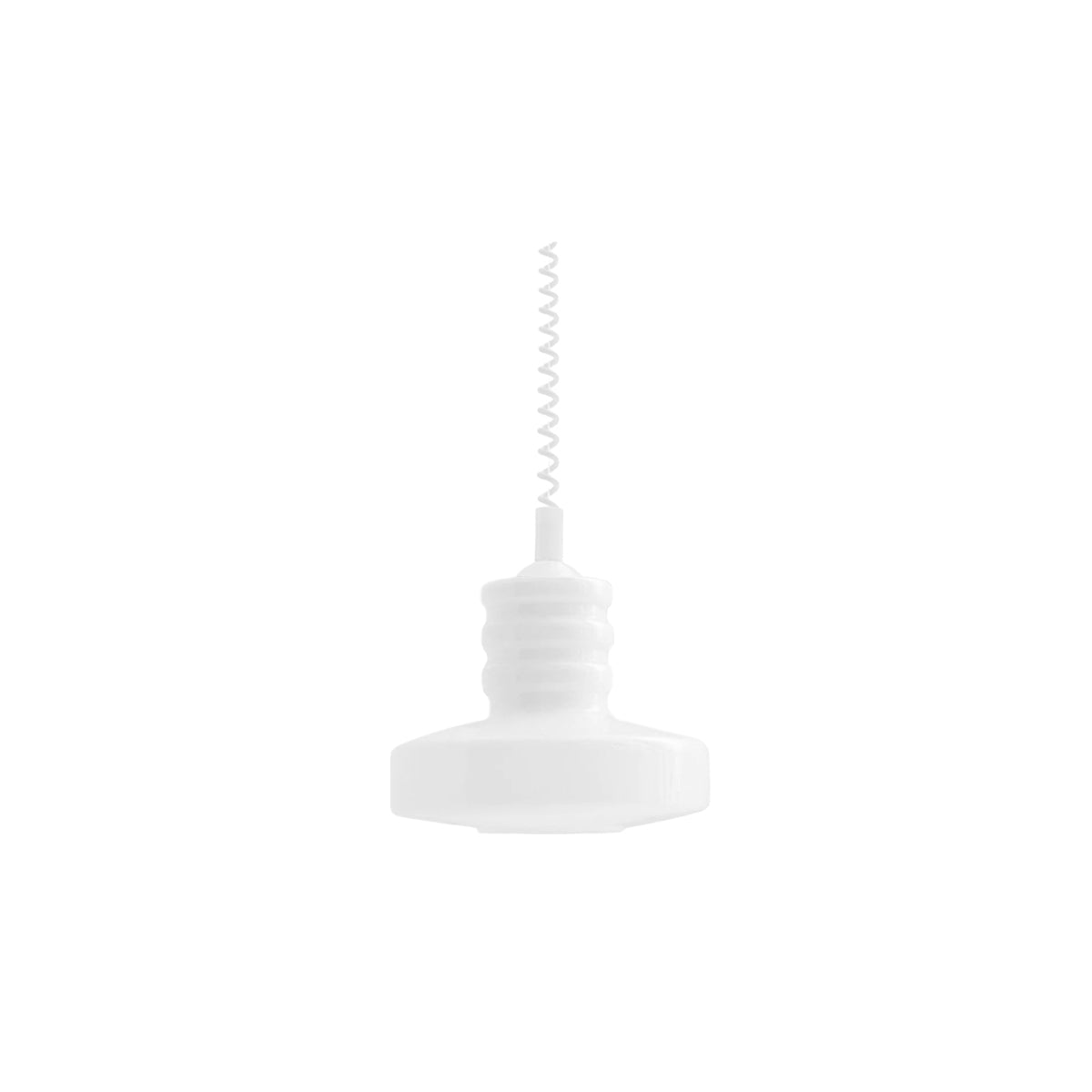 Retro Pendant Lamp - Geometric Coil-Line Light