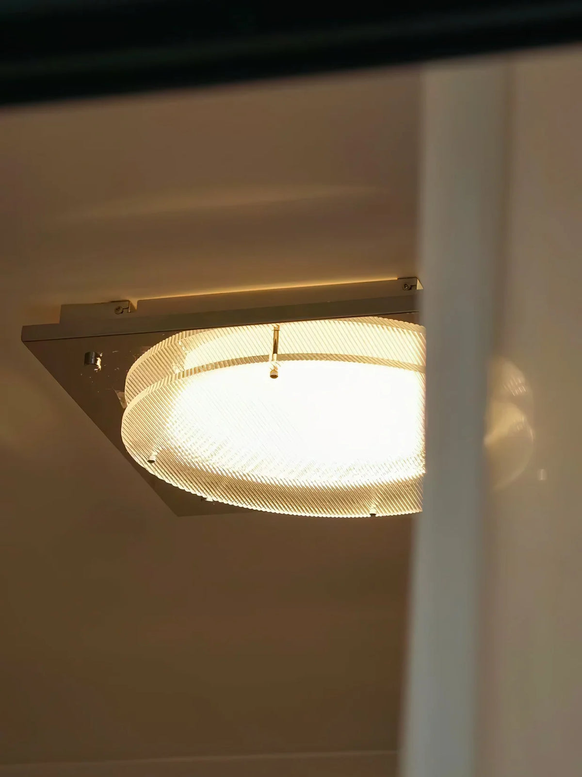 PORTHOLE GRID | Bauhaus Steel & Acrylic Wall Sconce