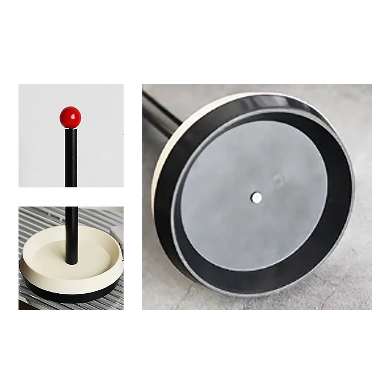Red Ball Paper Towel Holder - Retro Kitchen Decor