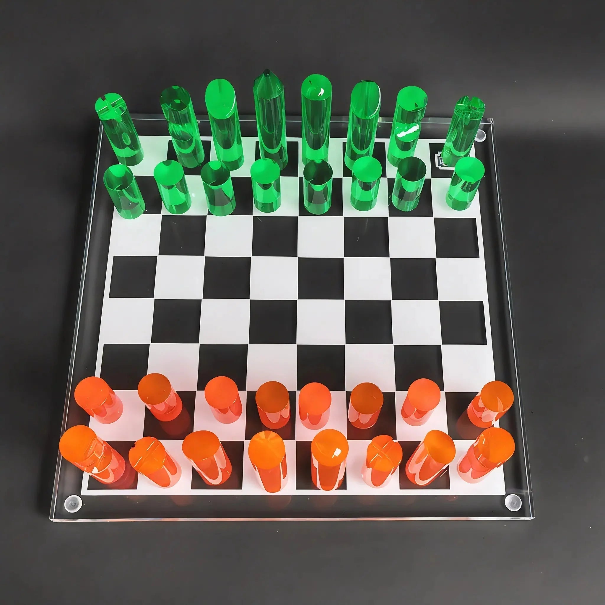 CHROMA | Retro Acrylic Chess Set