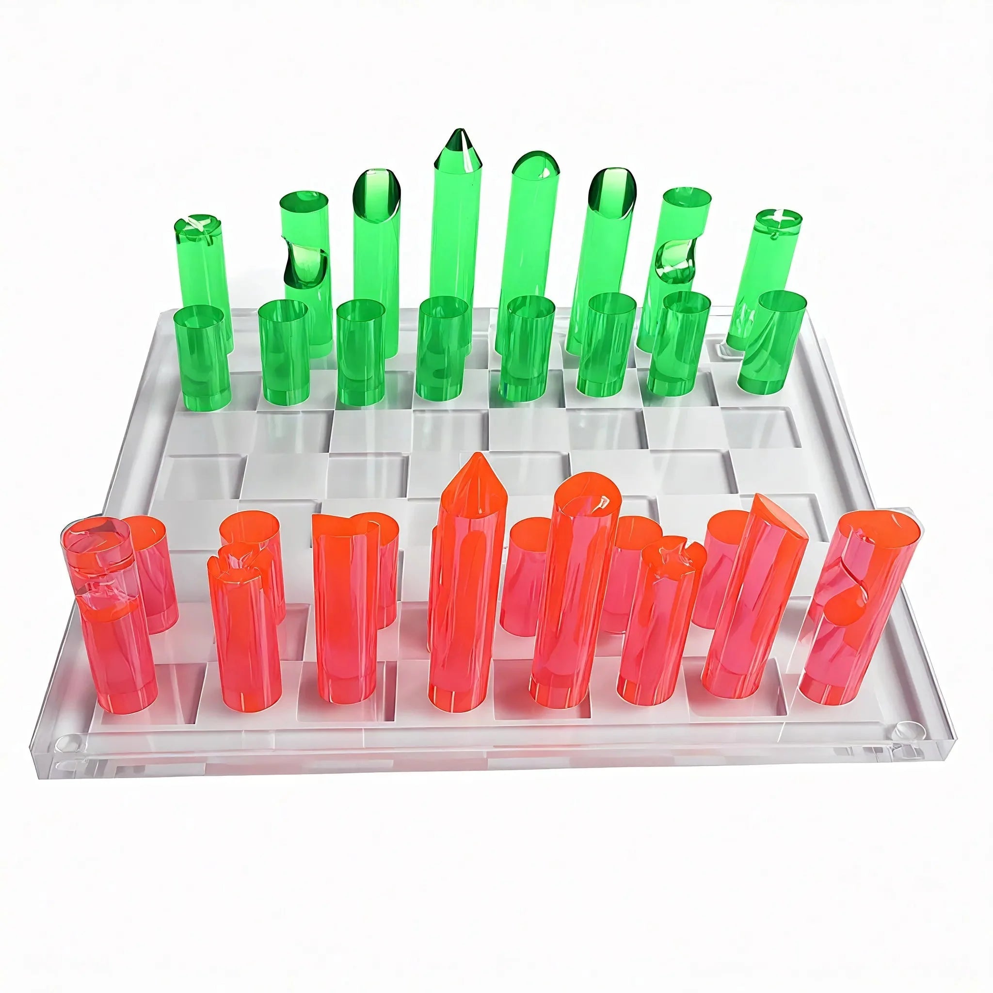 CHROMA | Retro Acrylic Chess Set